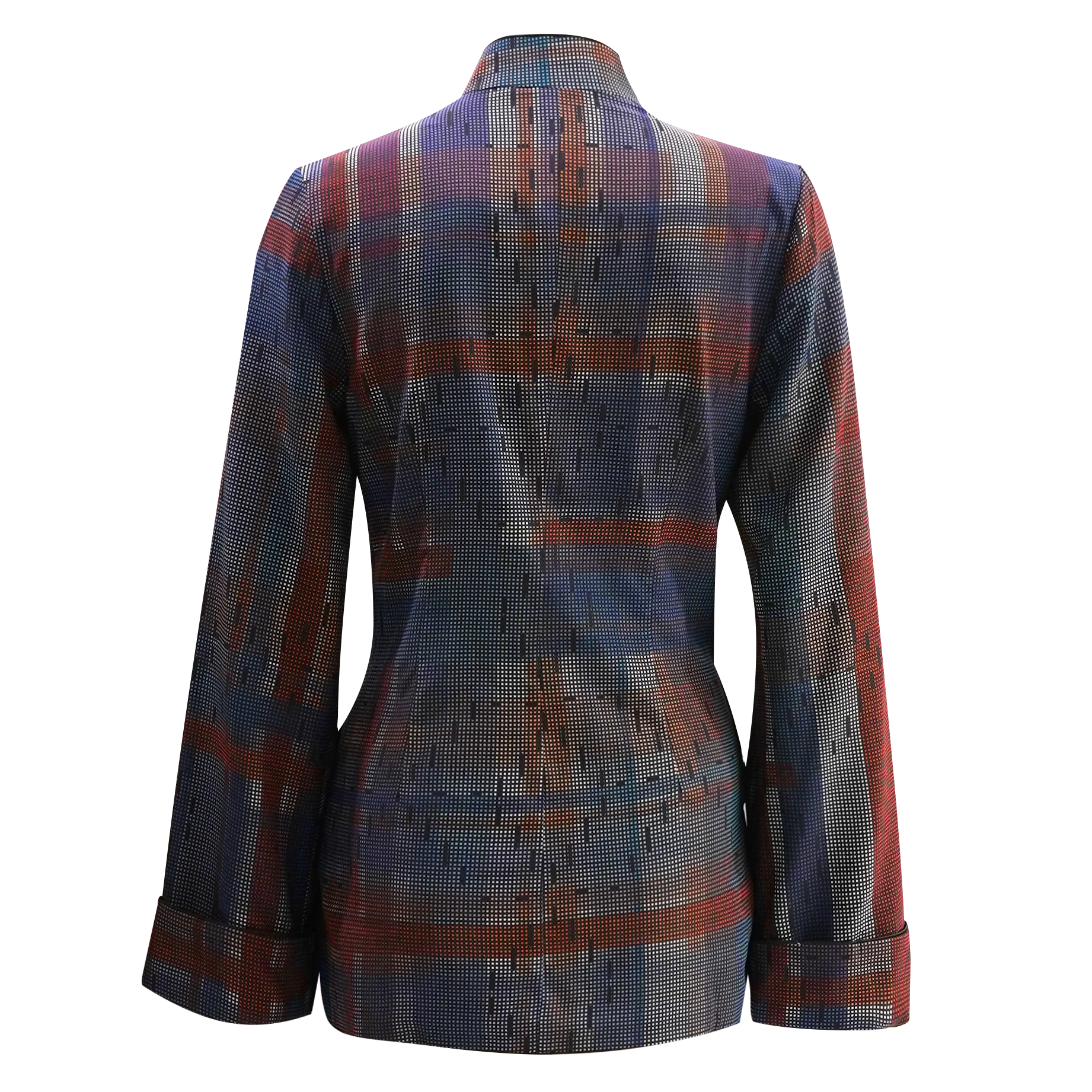 【HK SPIRIT】100% Silk Mini Tang Jacket (slanted front Opening)