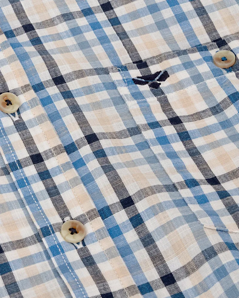 Hoggs Of Fife Aberdour Short Sleeve Checked Shirt.