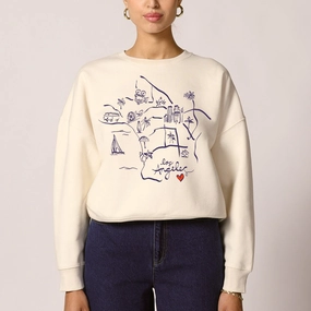 Effortless Design Quick Drying Los Angeles Sweatshirt