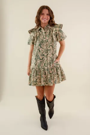 Soft cotton dress Stretchable How Much I Care Dress