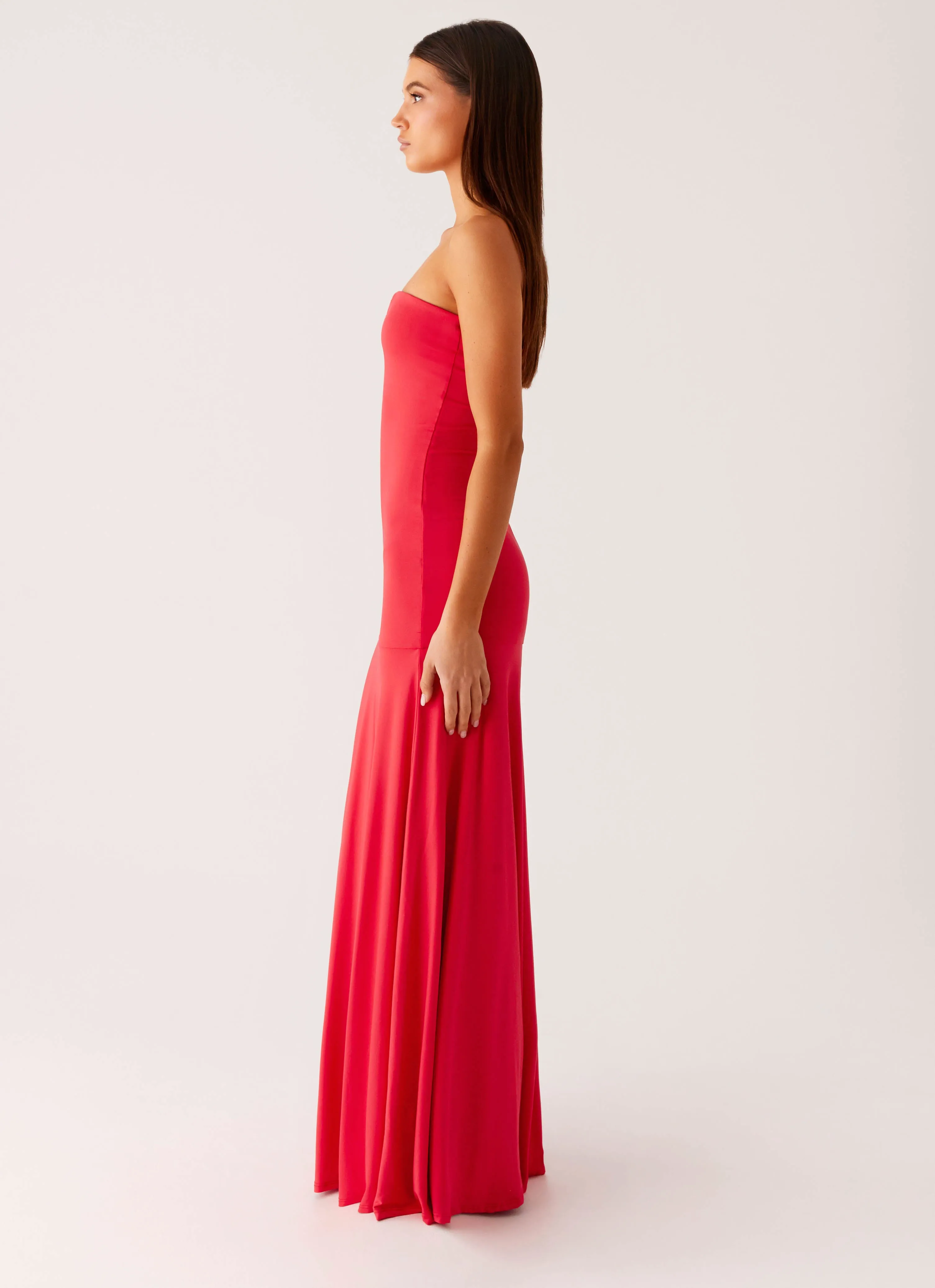 Hurts Like Hell Maxi Dress - Pink Warm Undertone