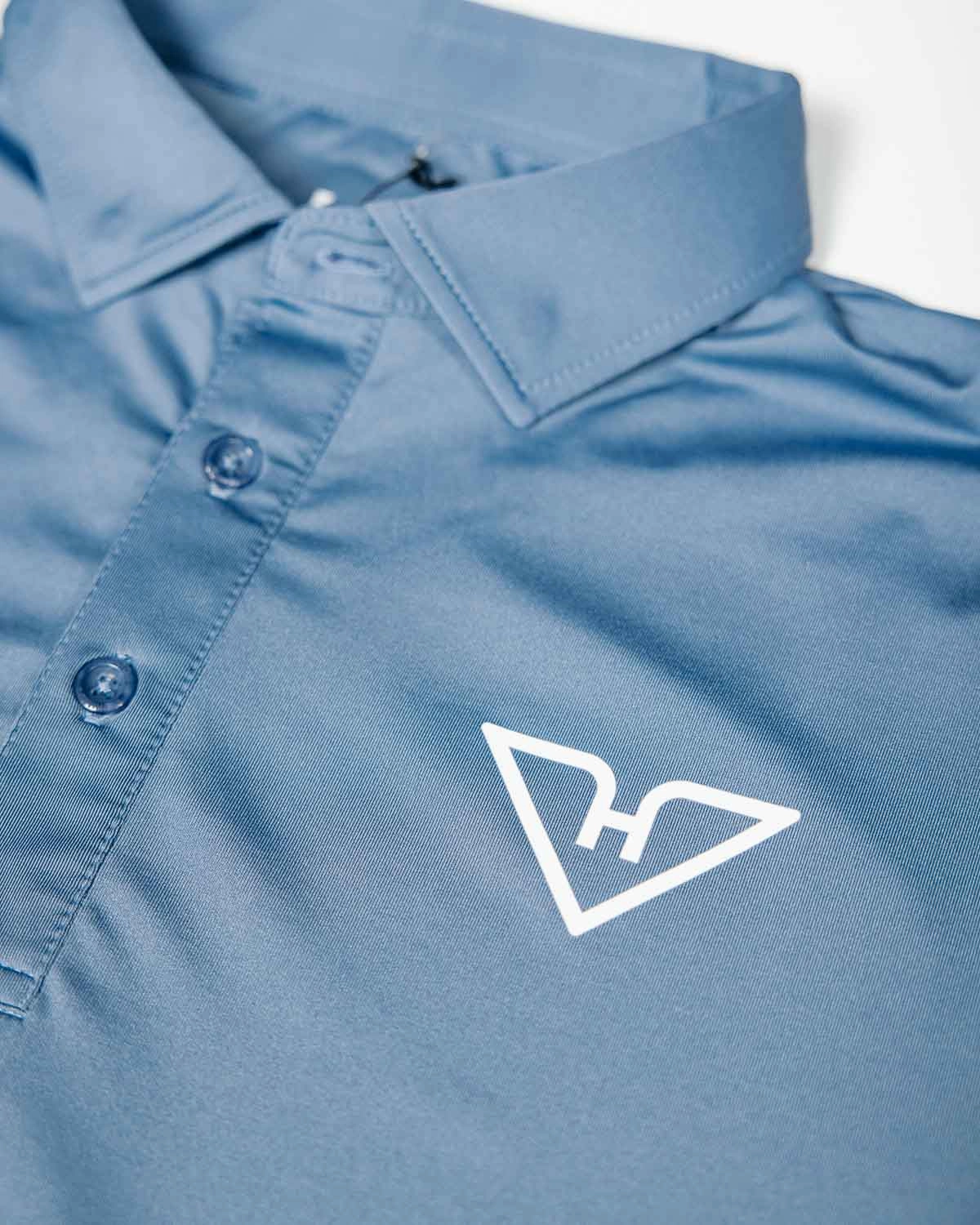 ReinforcedShoulderConstruction SolarReflectiveFinish HyFlyers Shadow Blue Polo