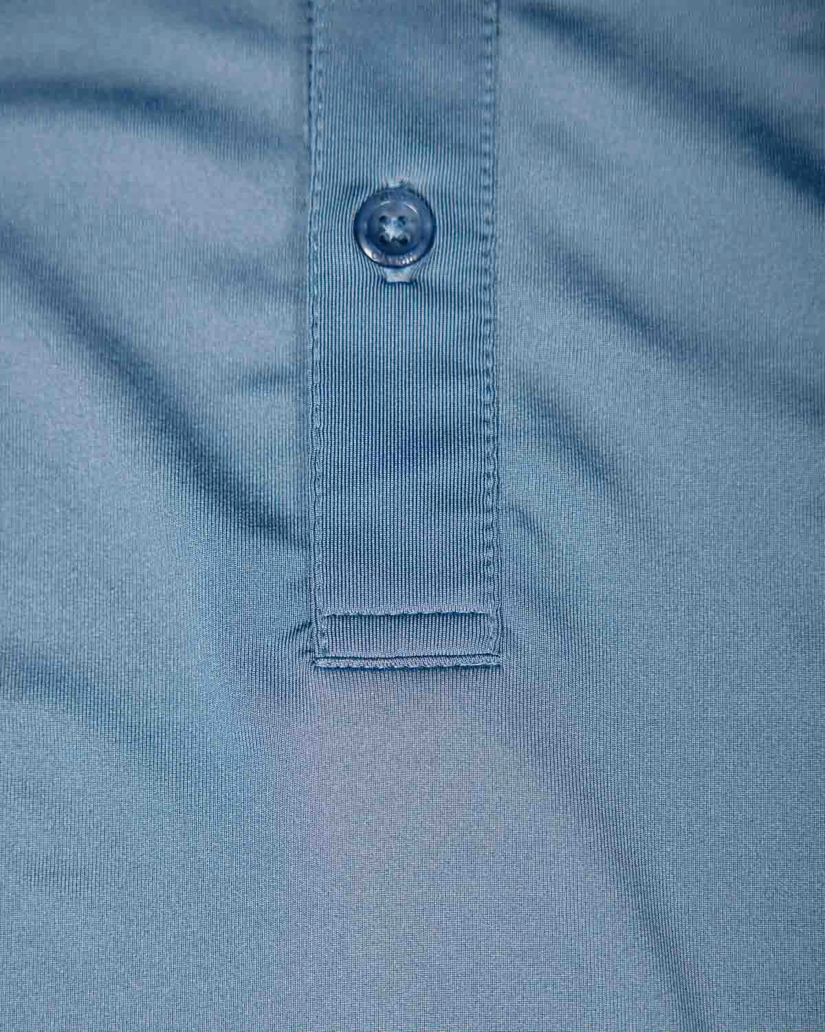NonIrritatingStitching CushionedSupport HyFlyers Shadow Blue Polo