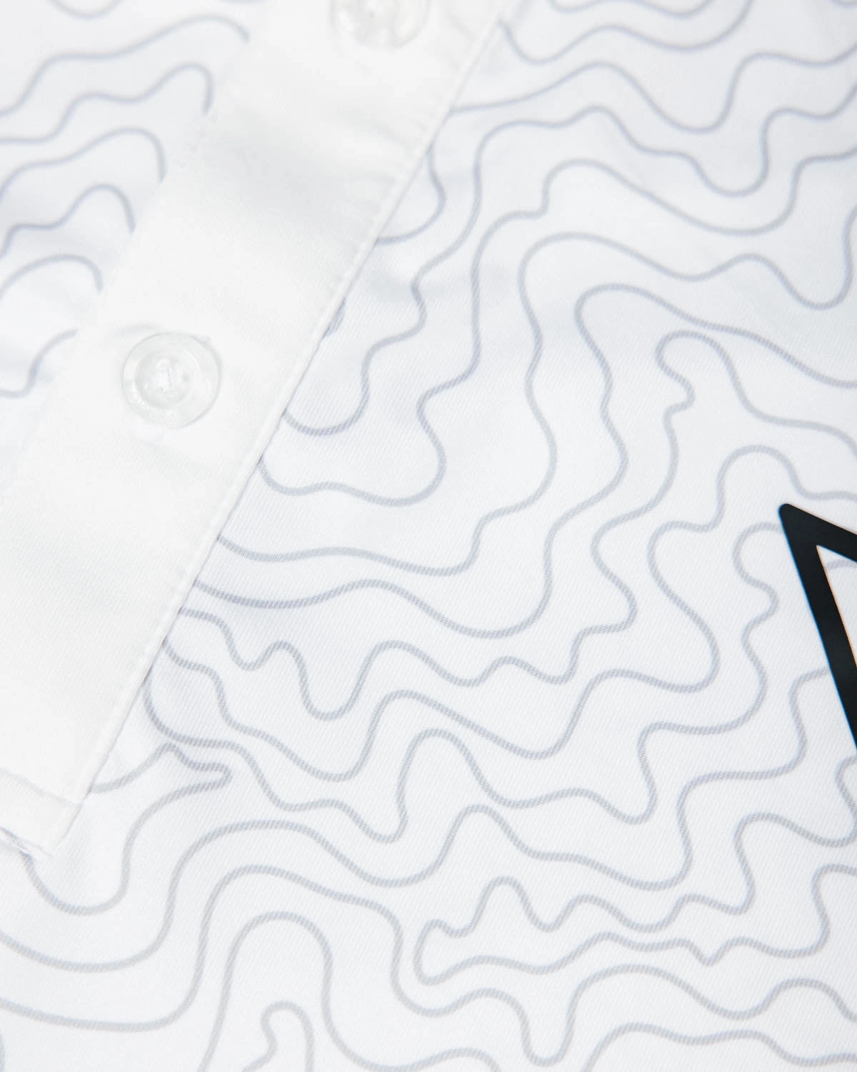 HyFlyers White Topo Polo OdorResistant Trendy Sweater