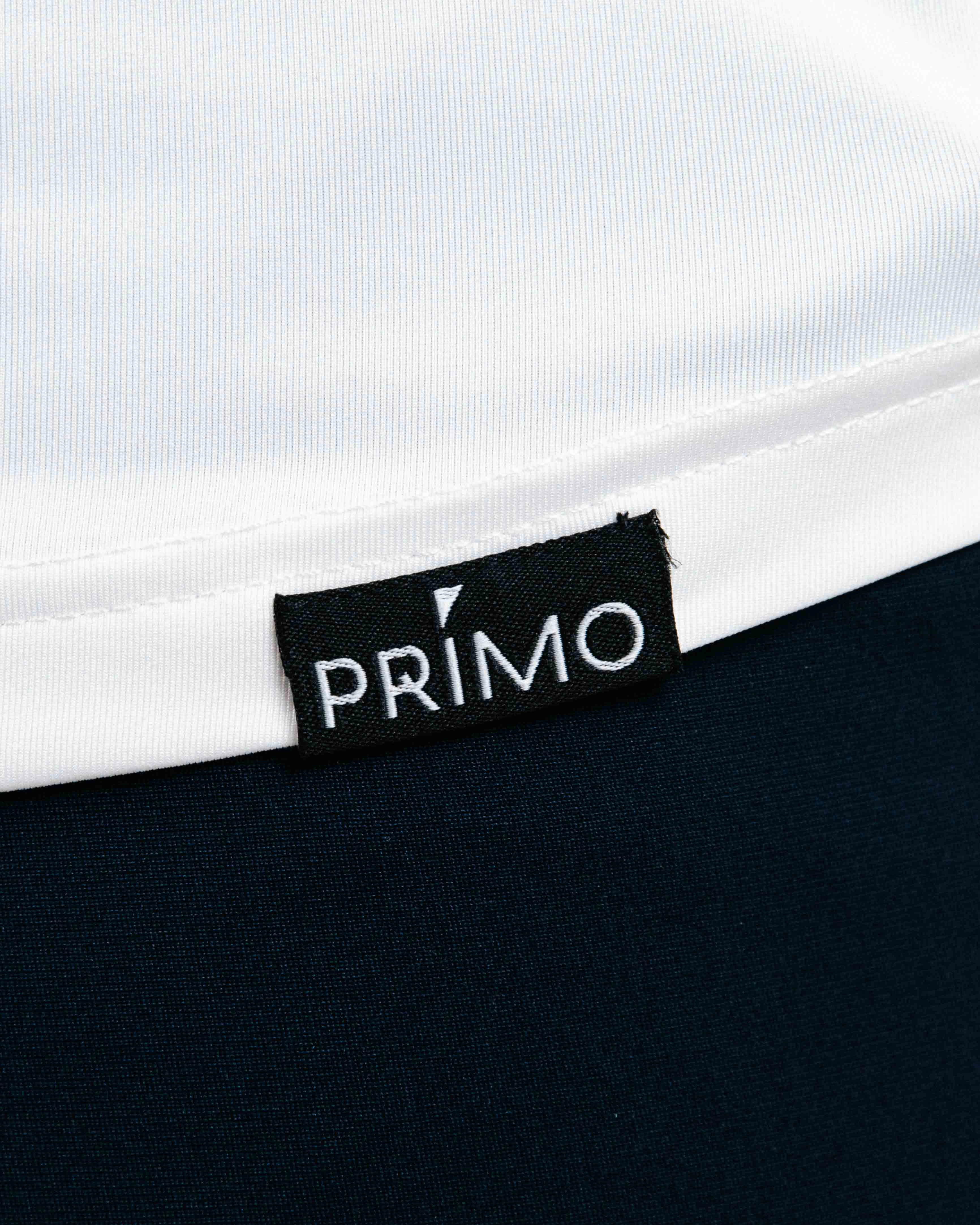 White Classic Polo SublimatedPrint Sporty Tee