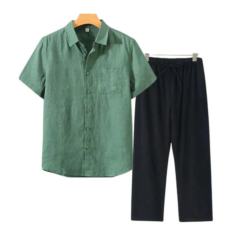 Icarus Linen Short Sleeve T-Shirt - Lightweight and Breezy Casual Wear