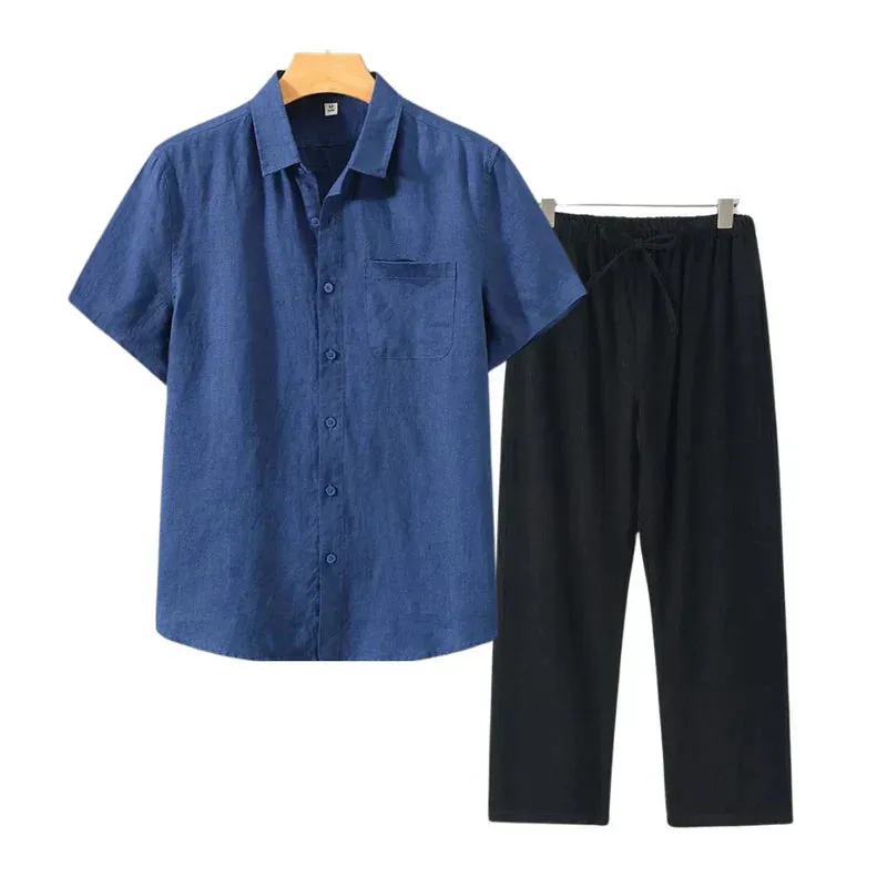 Icarus Linen Short Sleeve T-Shirt - Lightweight and Breezy Casual Wear