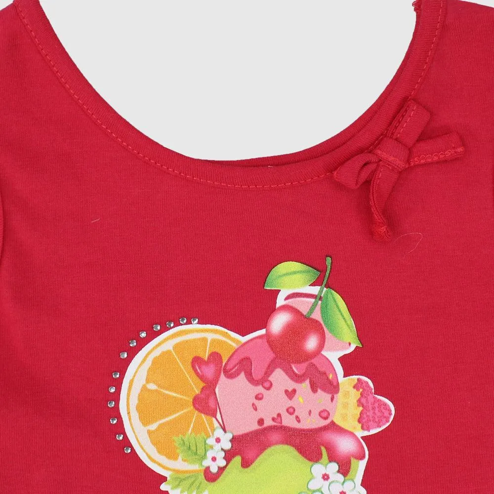 Ice-Cream Sleeveless T-Shirt