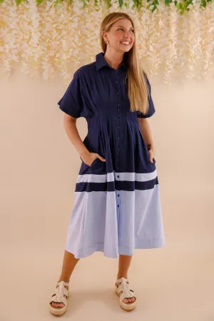 Waves Of Bliss Midi Dress HypoallergenicFiber