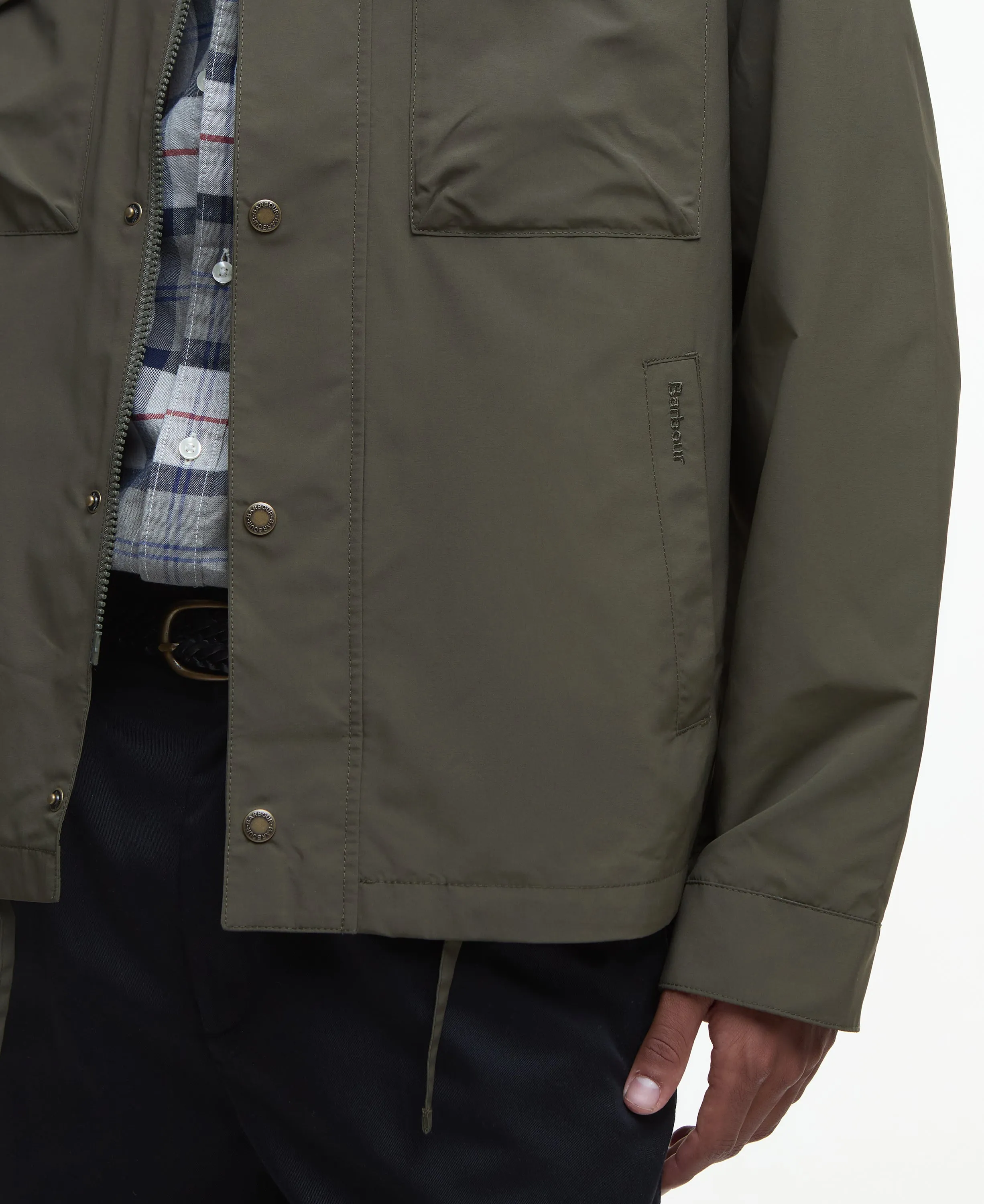 ID25095-Barbour Olive Camber Jacket