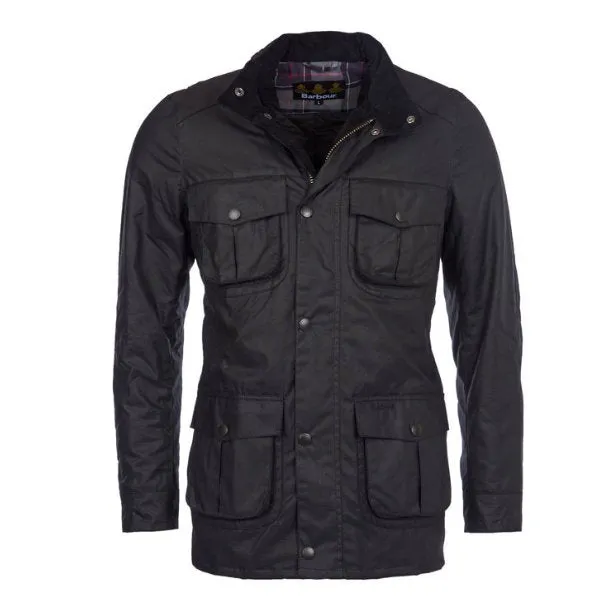 ID40030-Barbour Black Corbridge Wax