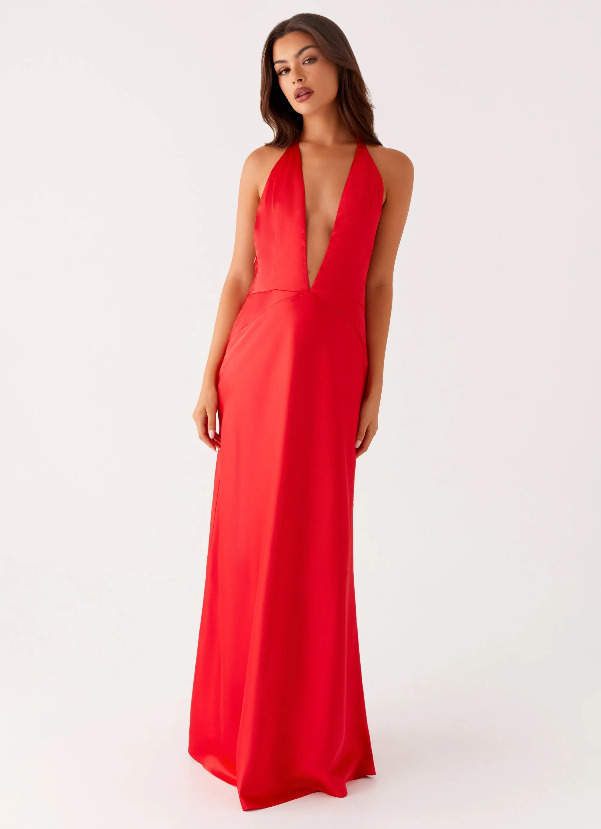 Quick Outfit Idol Maxi Dress - Red