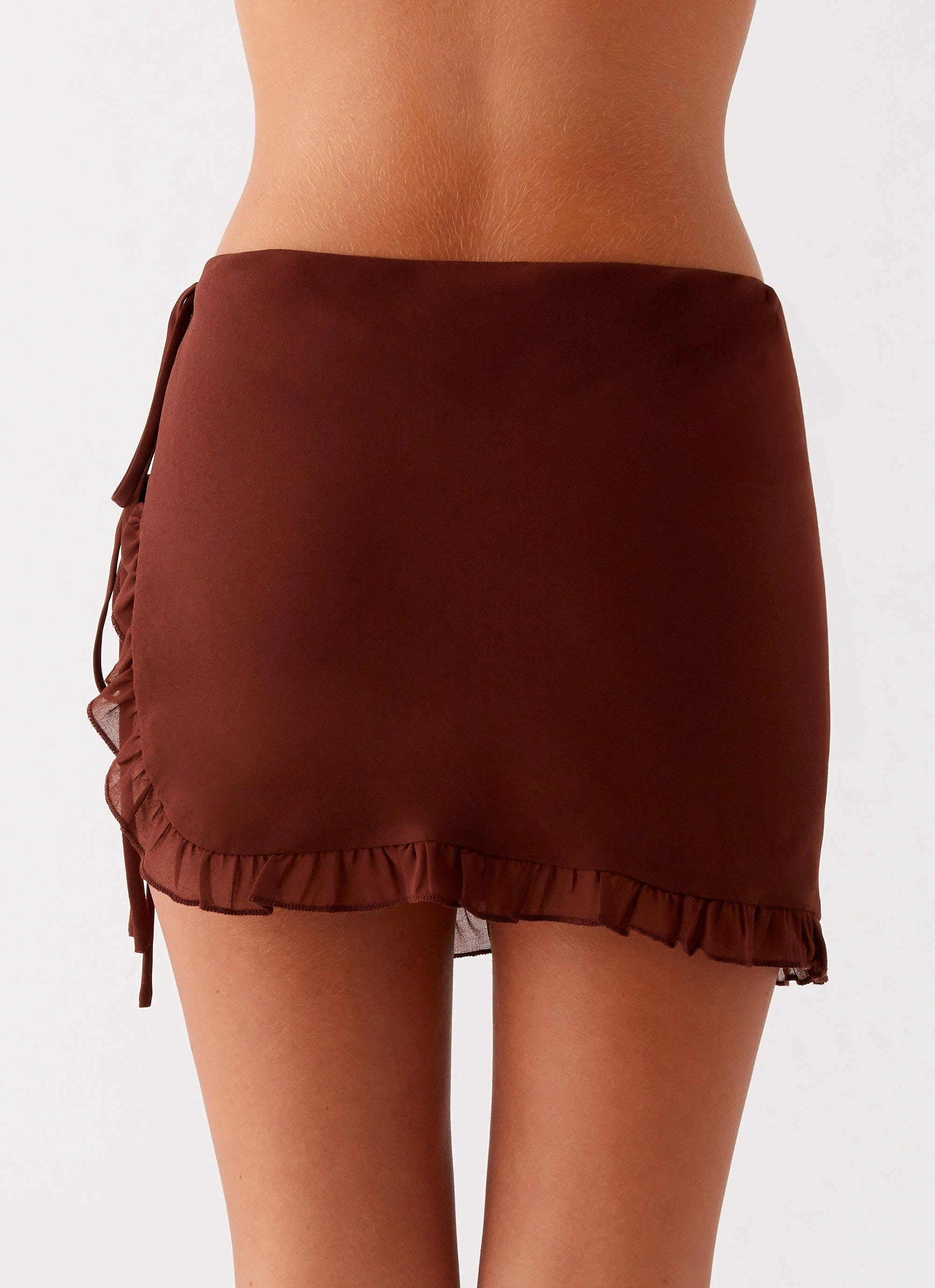 Iggy Mini Skirt - Chocolate ThermalRegulation Flexible Look