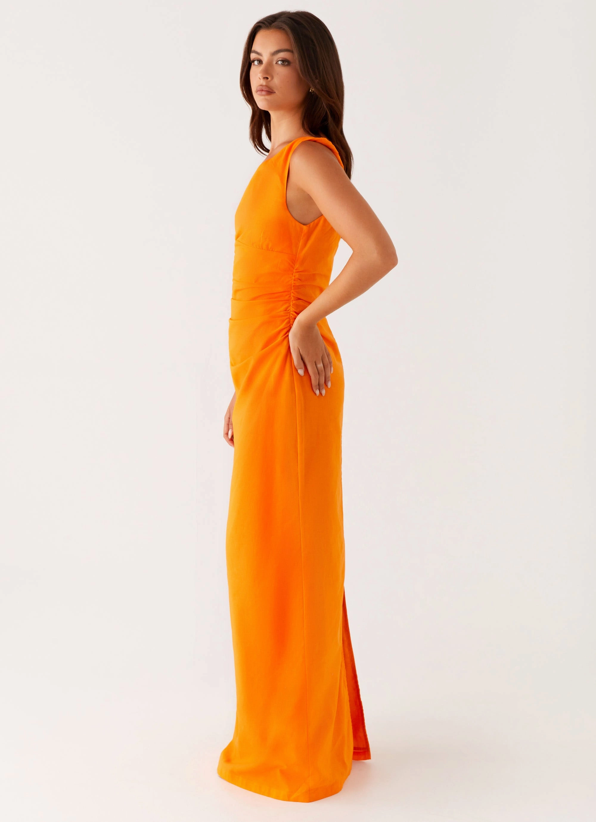 Ignite Maxi Dress - Orange Fashion Daily Bold Structure