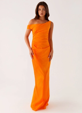 Ignite Maxi Dress - Orange Trendy Comfort Fresh Glow