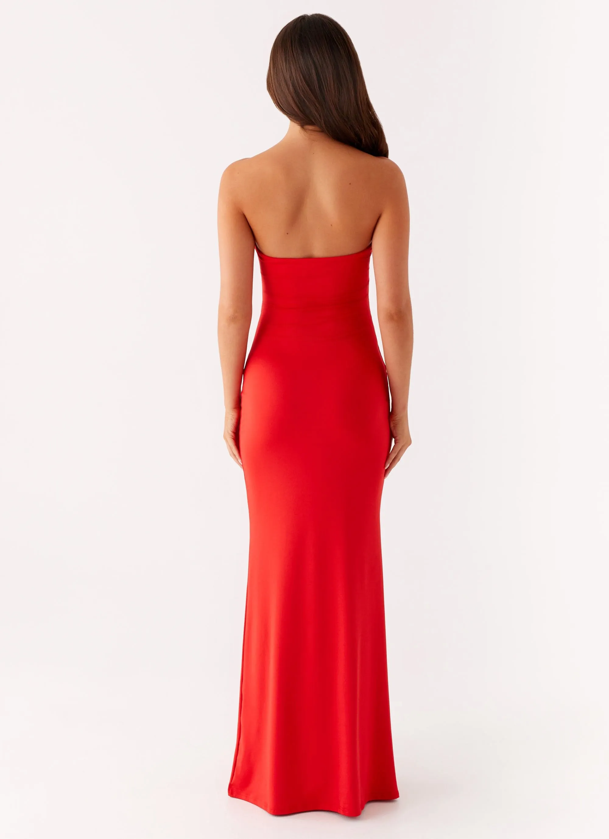 Raye Maxi Dress - Tangerine Breath Soft Polished and Elegant