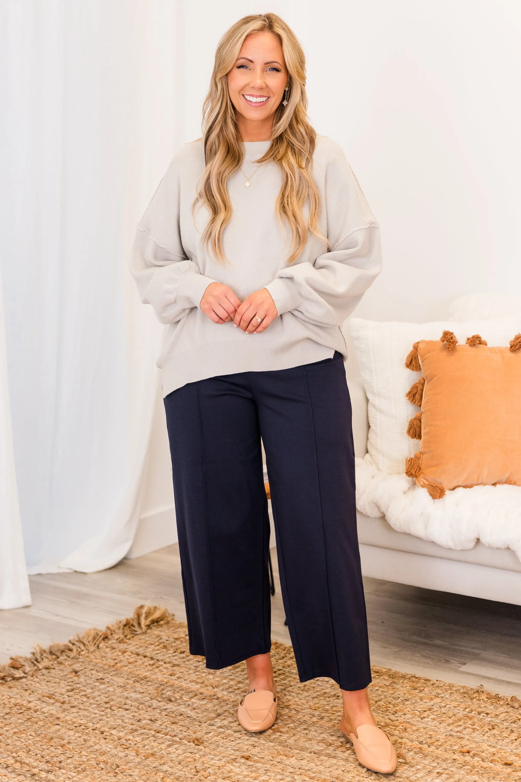 I'm Still Standing Pants, Navy Blue