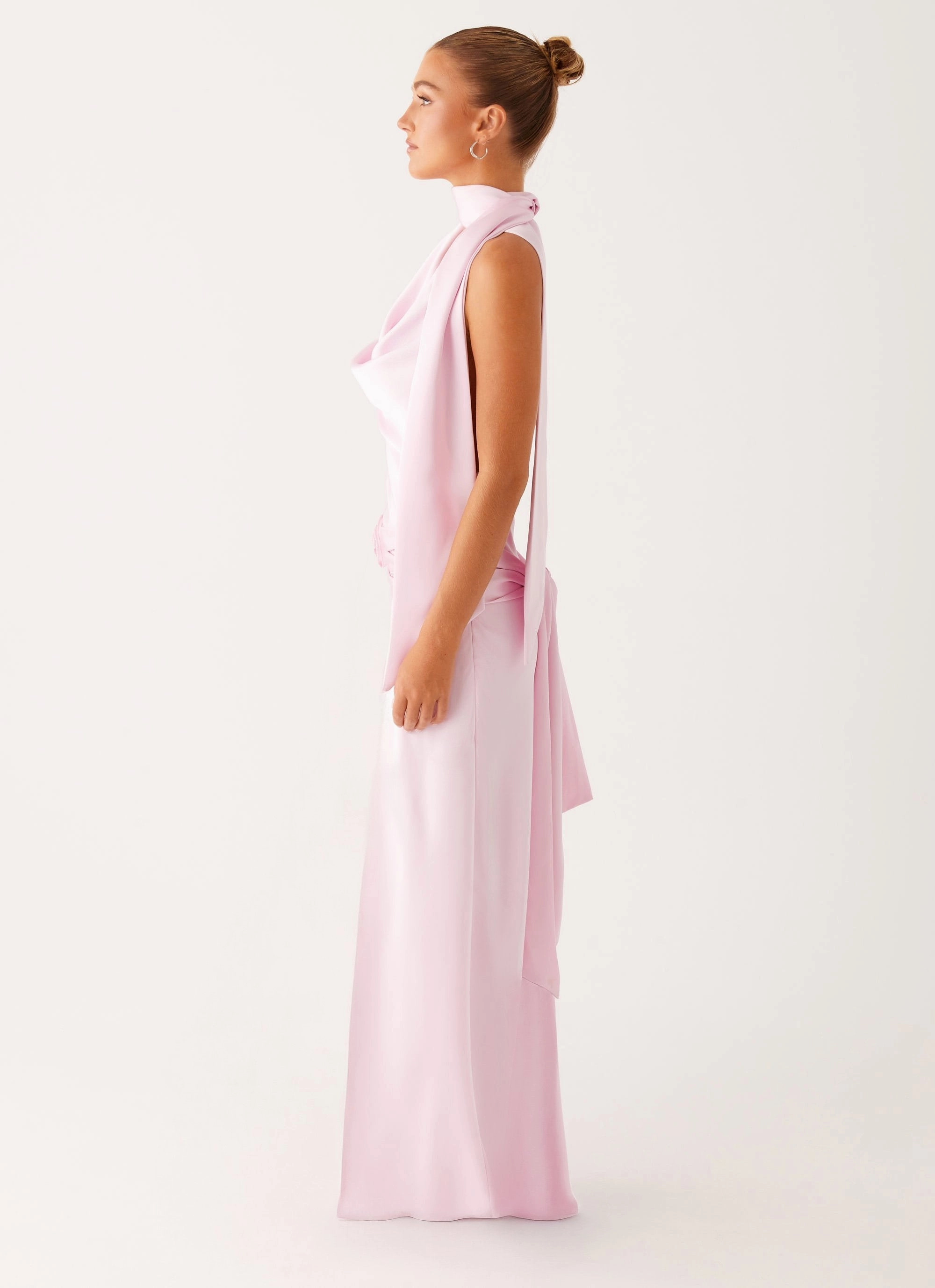 Polished Layer Abrasion-resistant Imani Maxi Dress - Pink