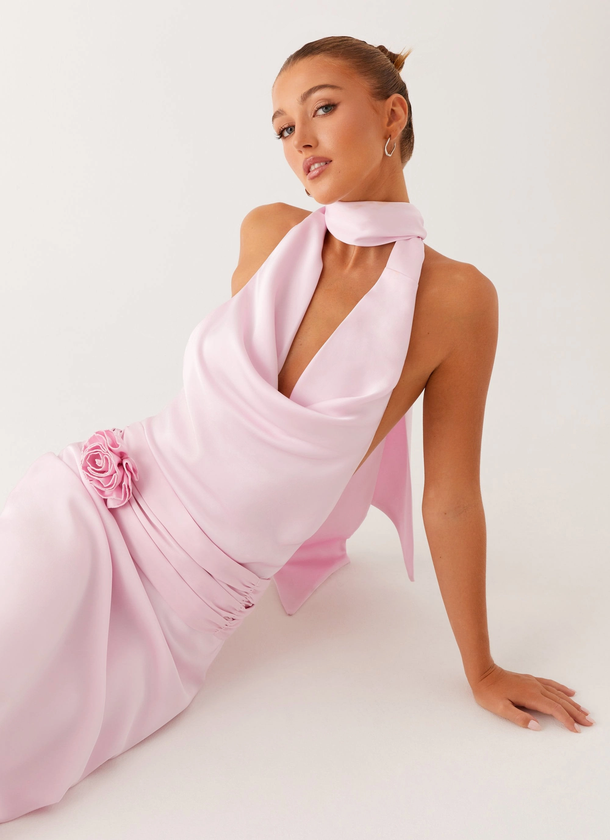 Imani Maxi Dress - Pink Signature-Style Sunny Lace
