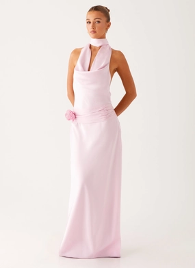 Imani Maxi Dress - Pink Comfy Layers Smart and Chic