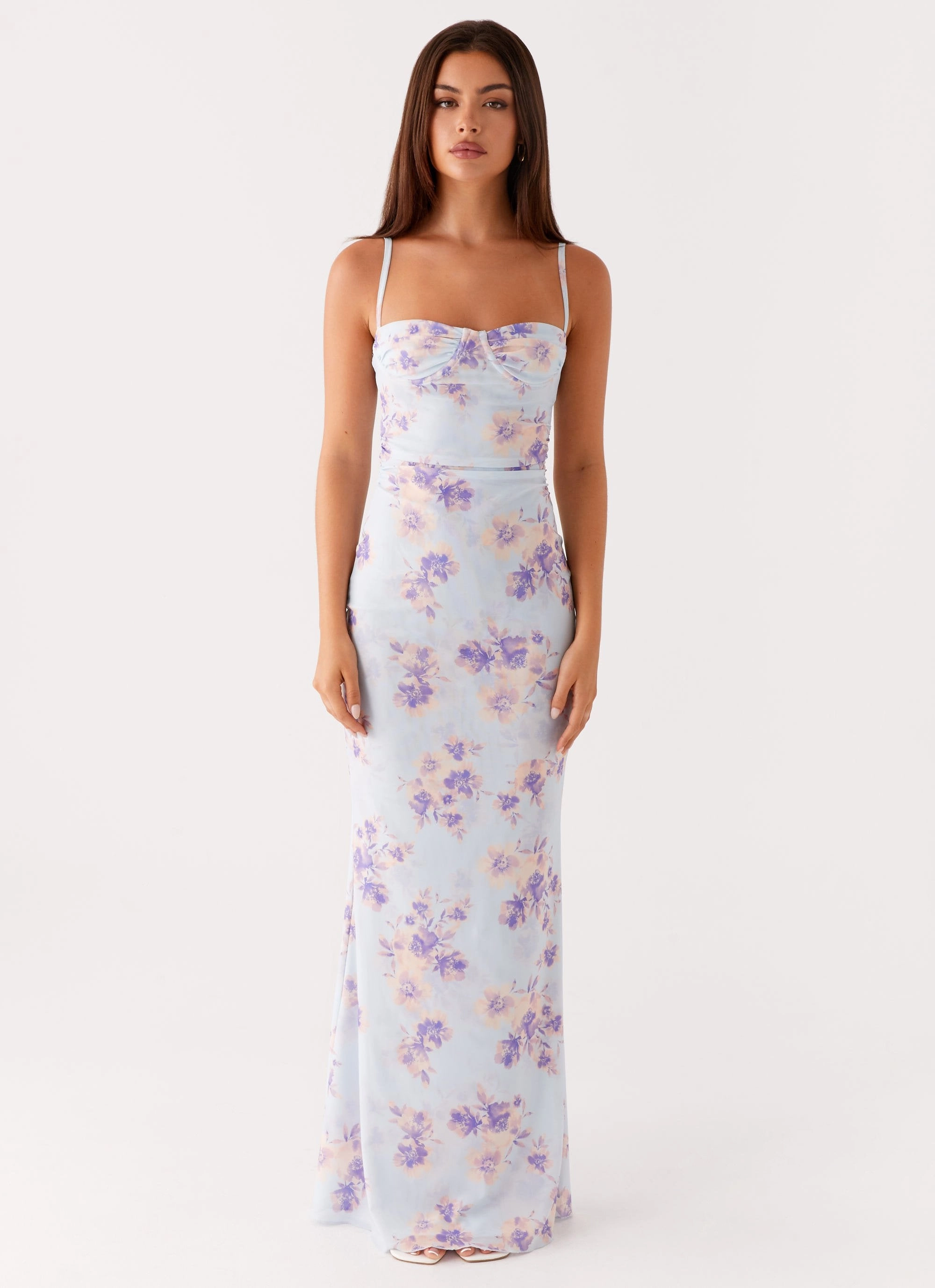 Buckle-Detail Timeless Comfort Wear Impress Maxi Dress - Print