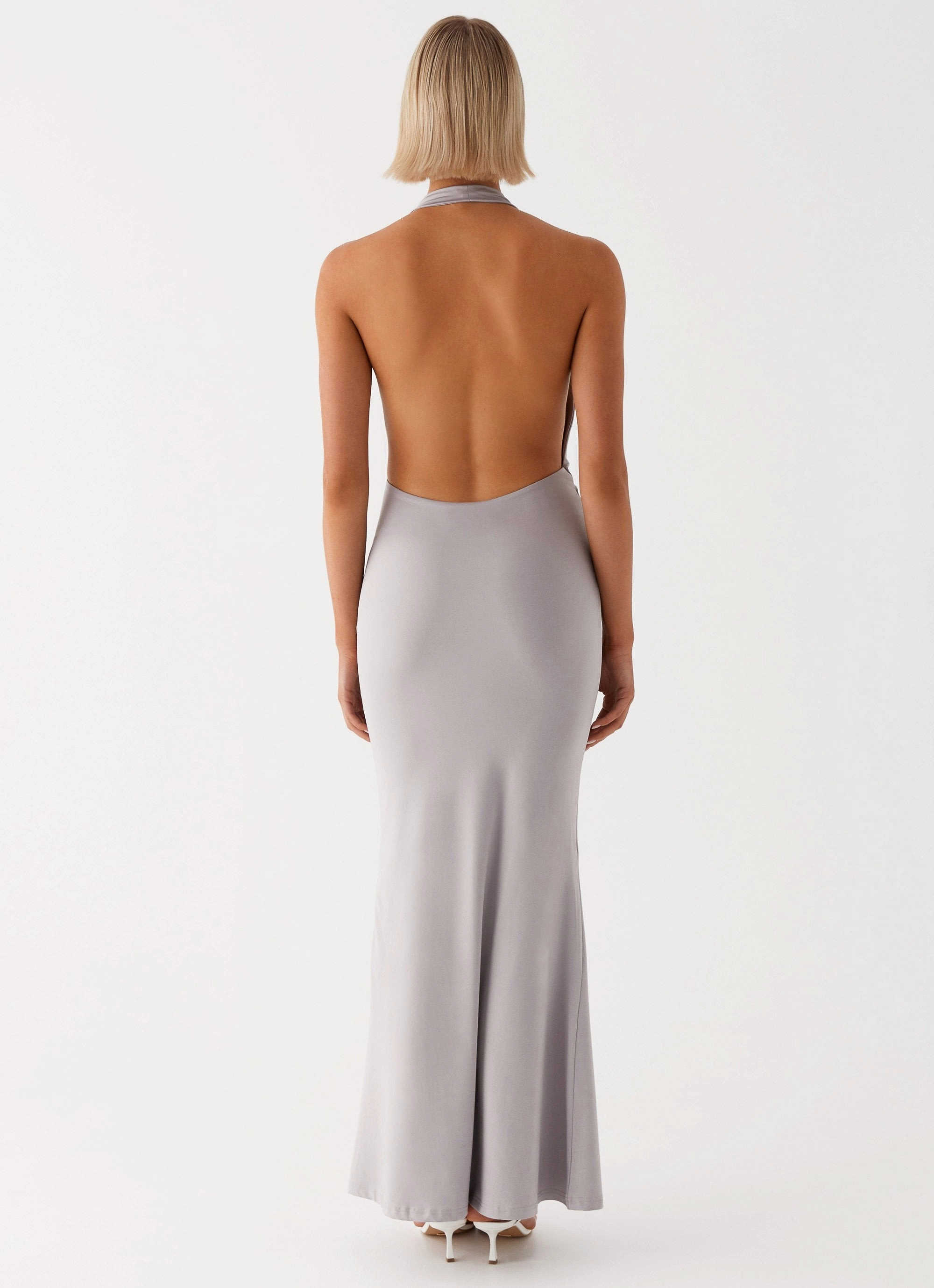 Carmella Maxi Dress - Grey Light Touch