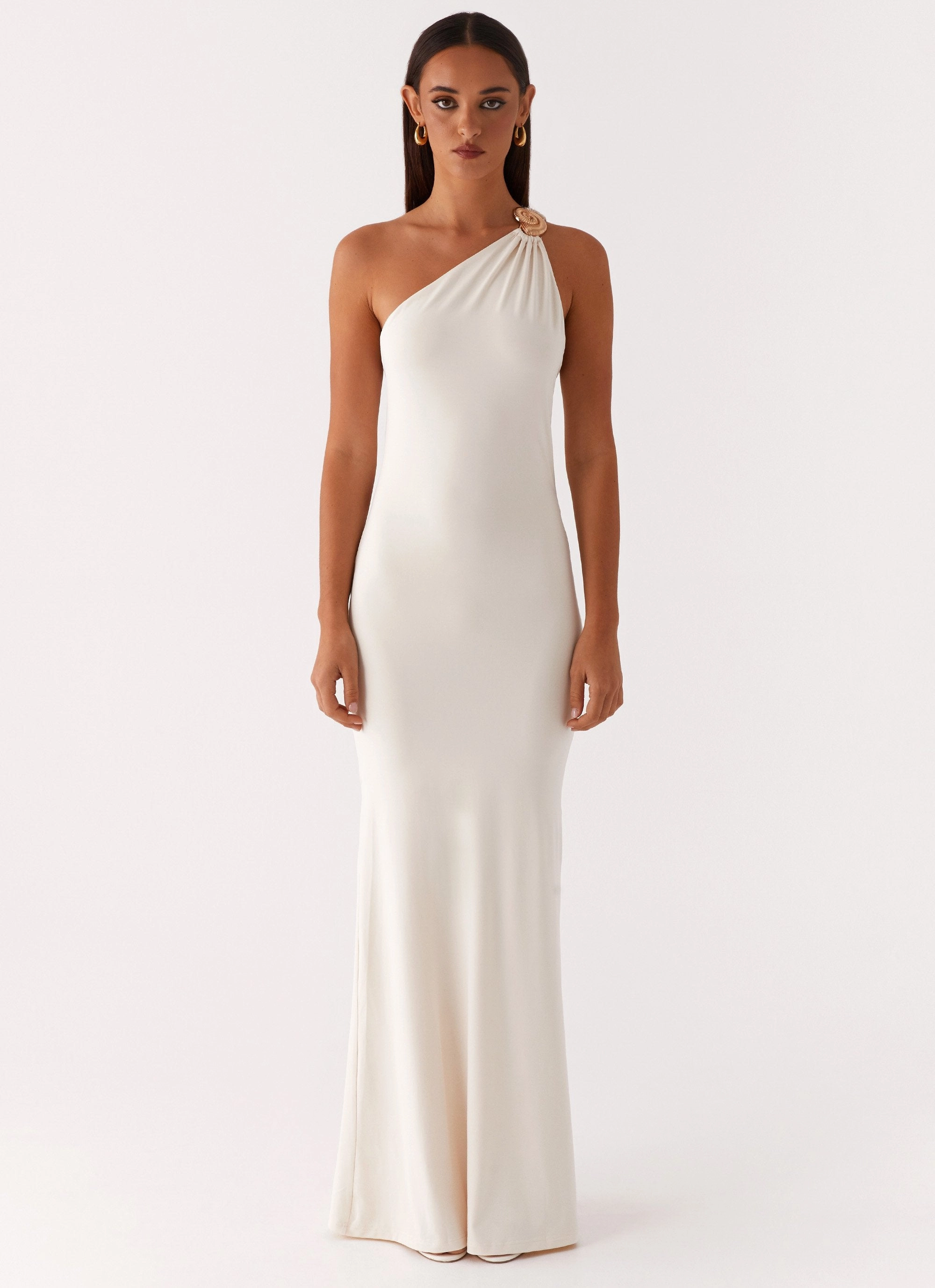 countryside Fashionable outfit for outings Infinity Maxi Dress - Ivory