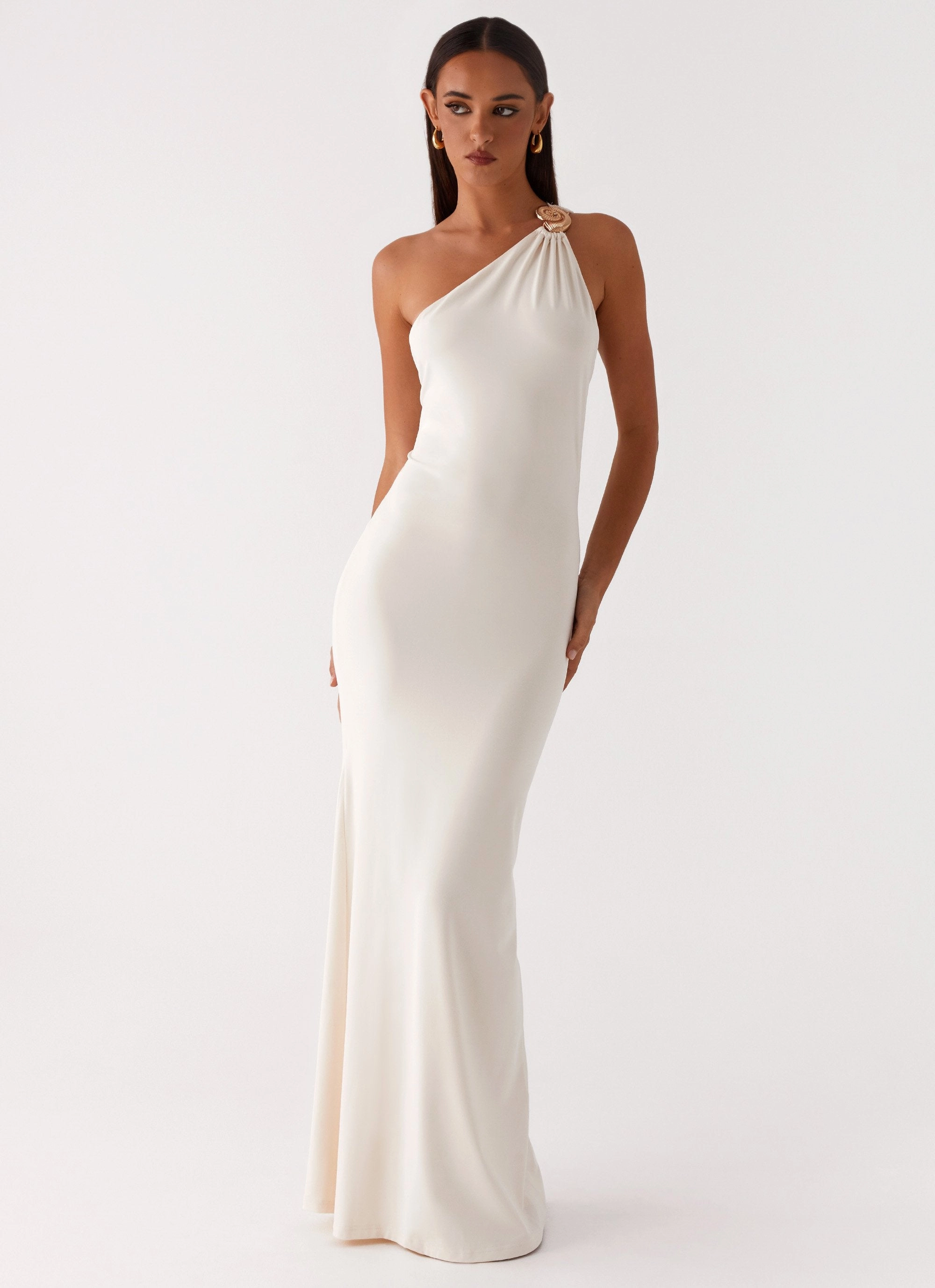 Infinity Maxi Dress - Ivory Fall Ready Pure Color