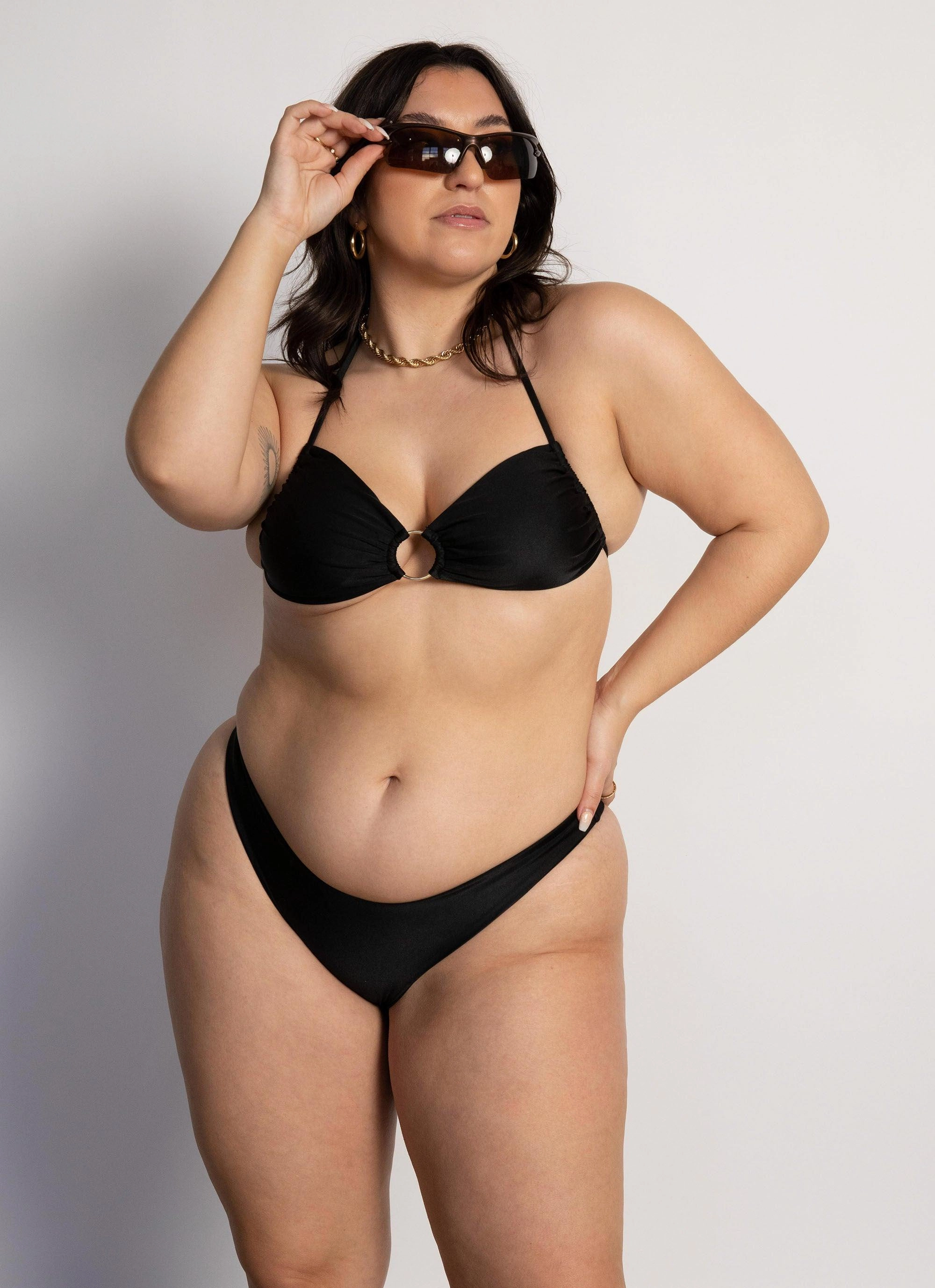 All-Day Wear Casual Wear Into the Blue Bottoms - Black