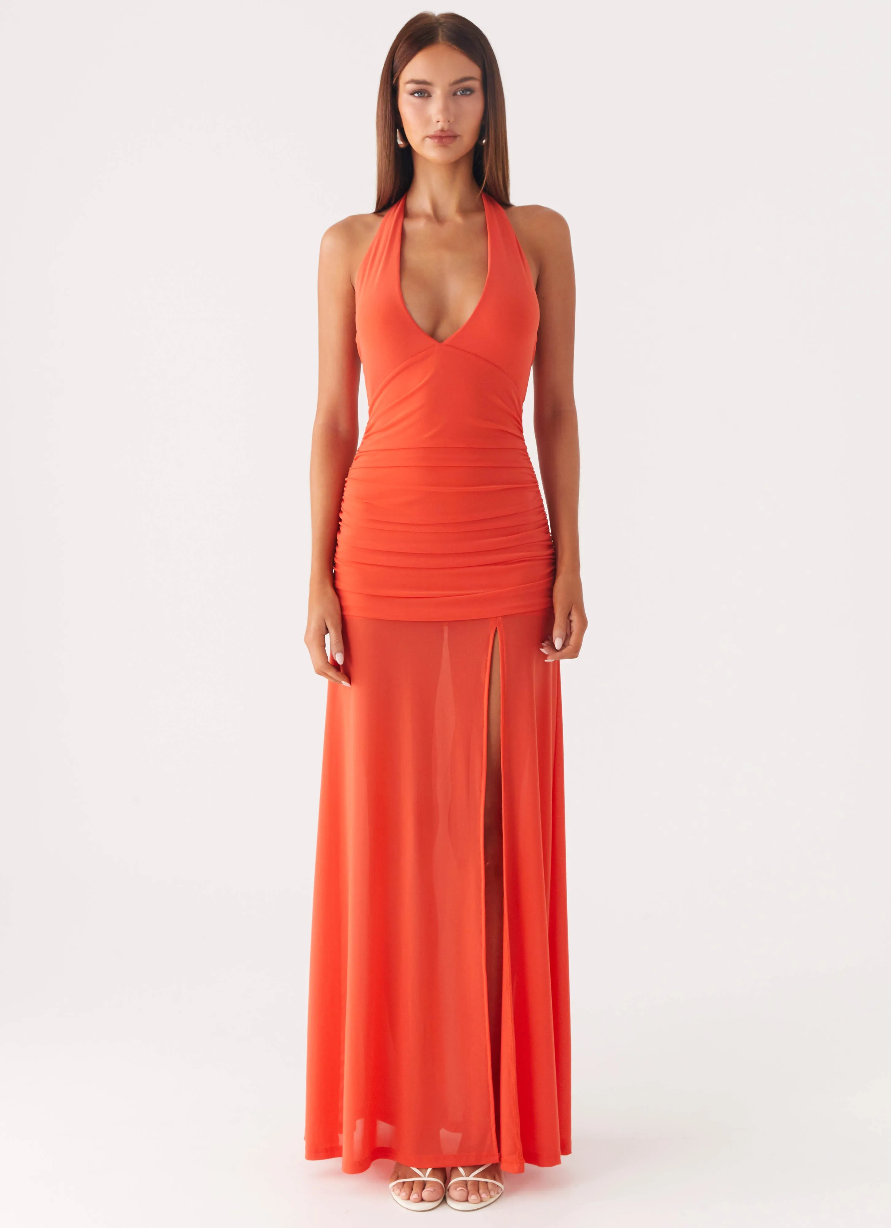 Island Muse Dress - Coral Polished Design