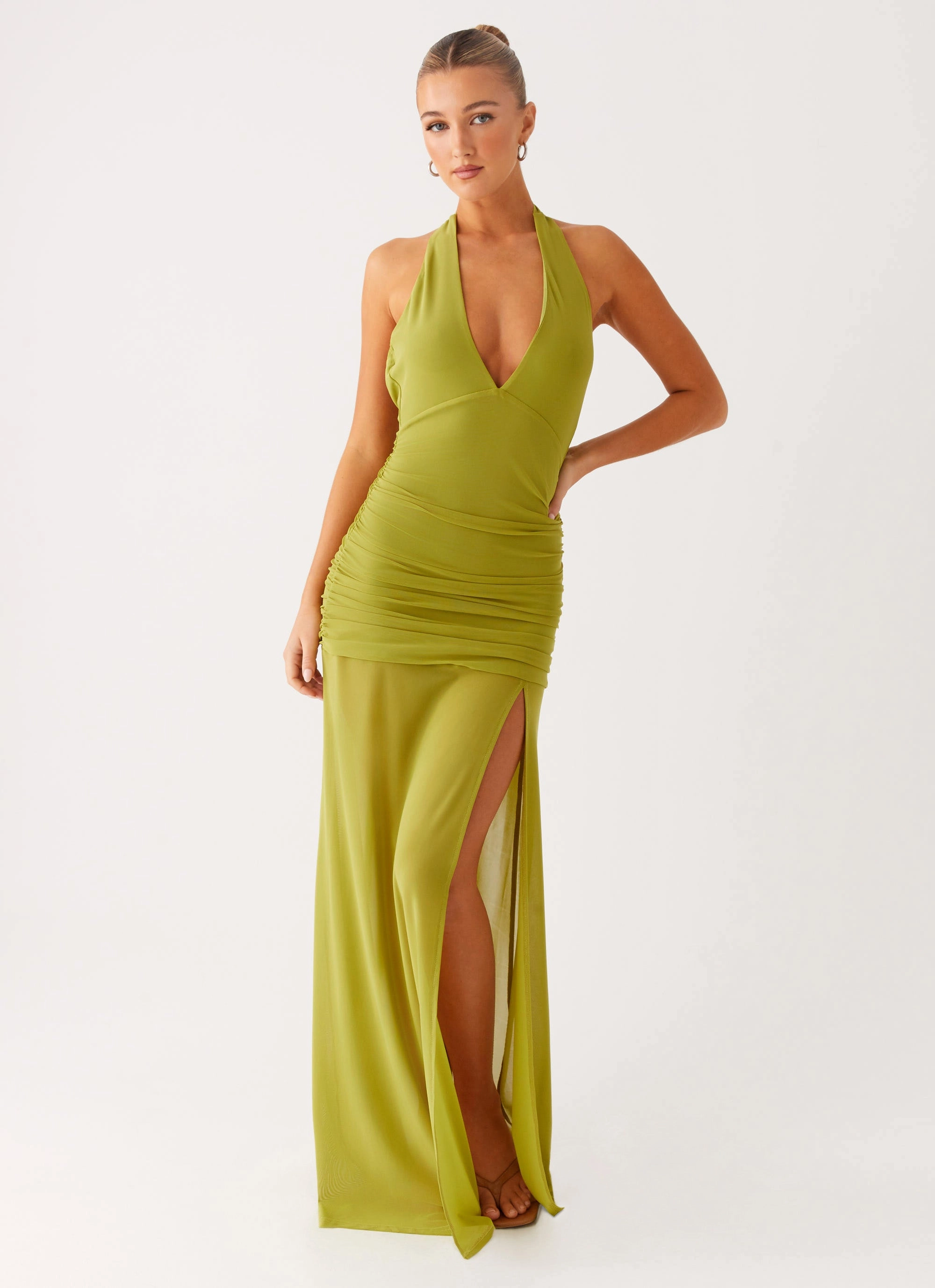 Island Muse Dress - Lime Runway-Ready spring outfit