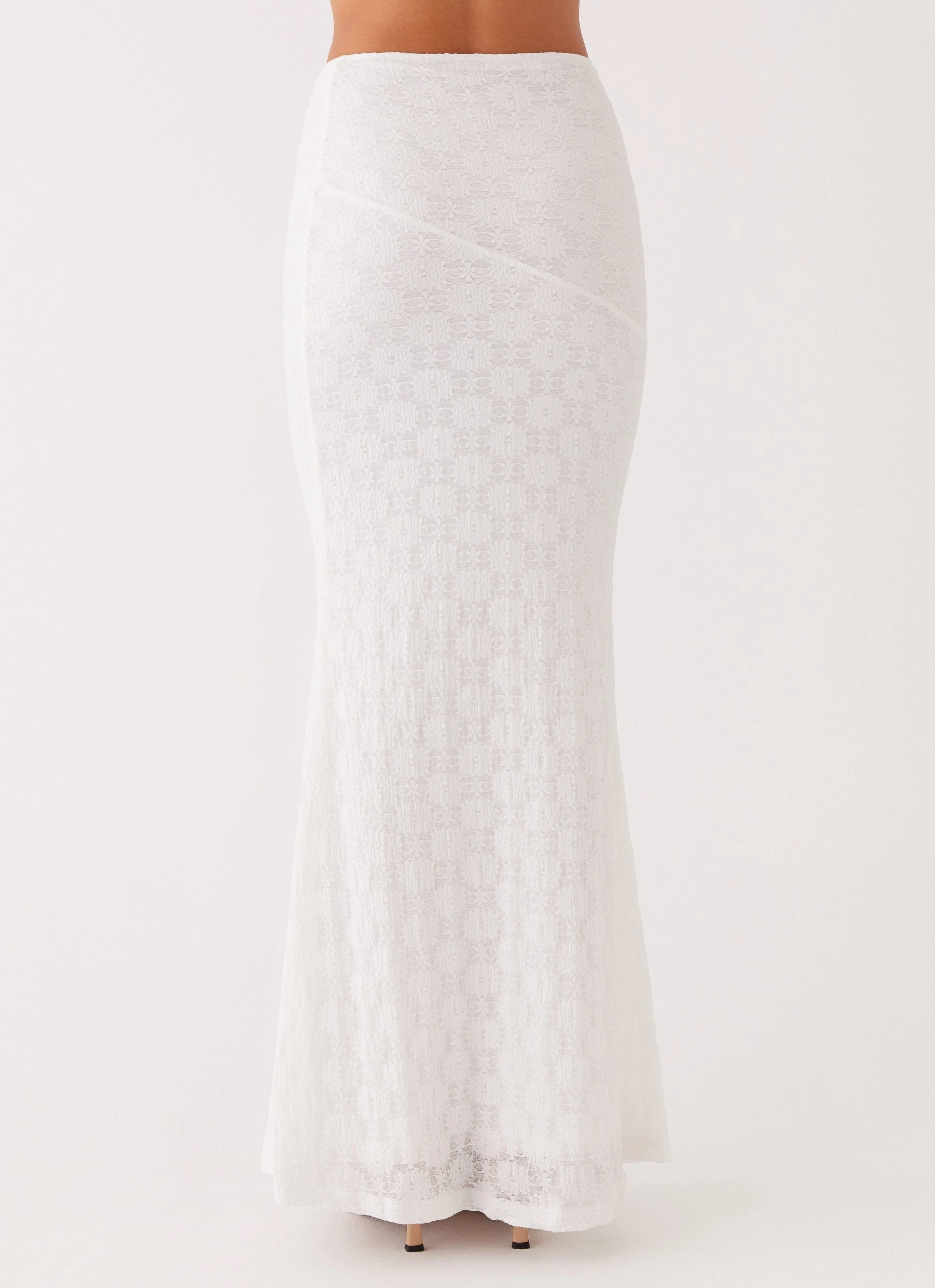 Issey Maxi Skirt - White Odor control