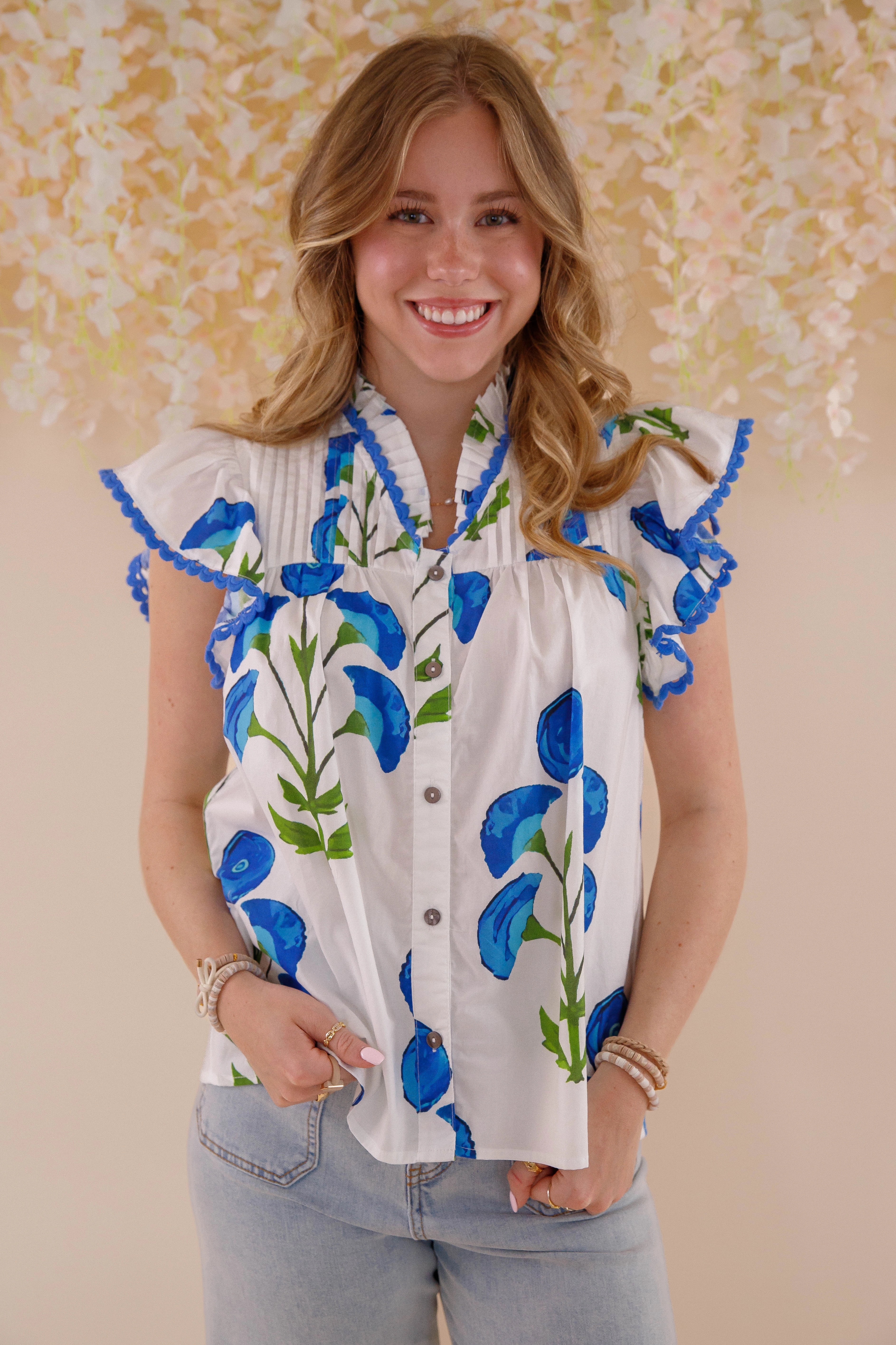It's Been Done Blouse-White Biodegradable Fiber Blend SeamFreeShoulder