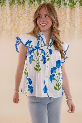 Airflow Ventilation Zones It's Been Done Blouse-White