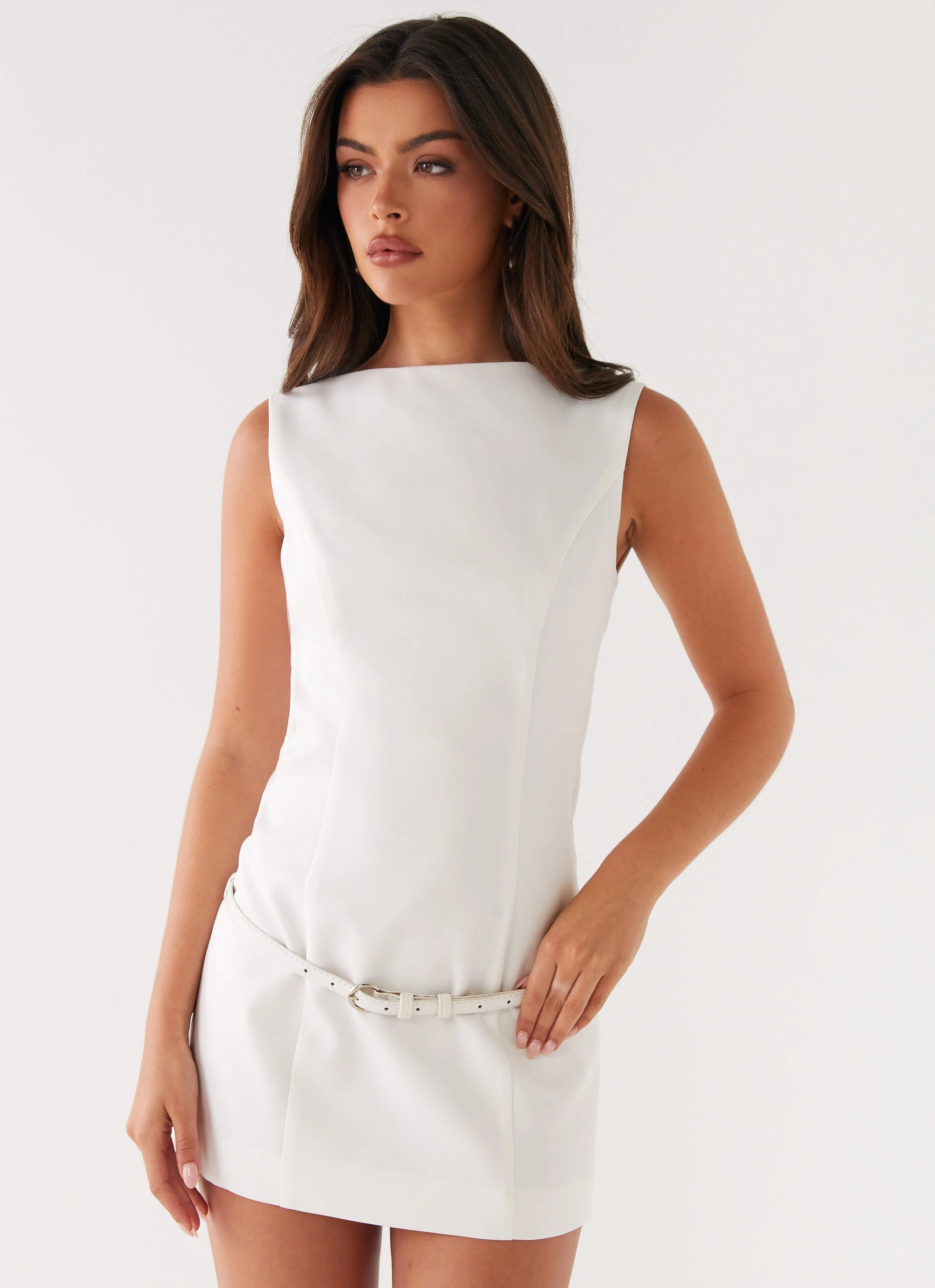 Perfectly Crafted Jaci Mini Dress - White