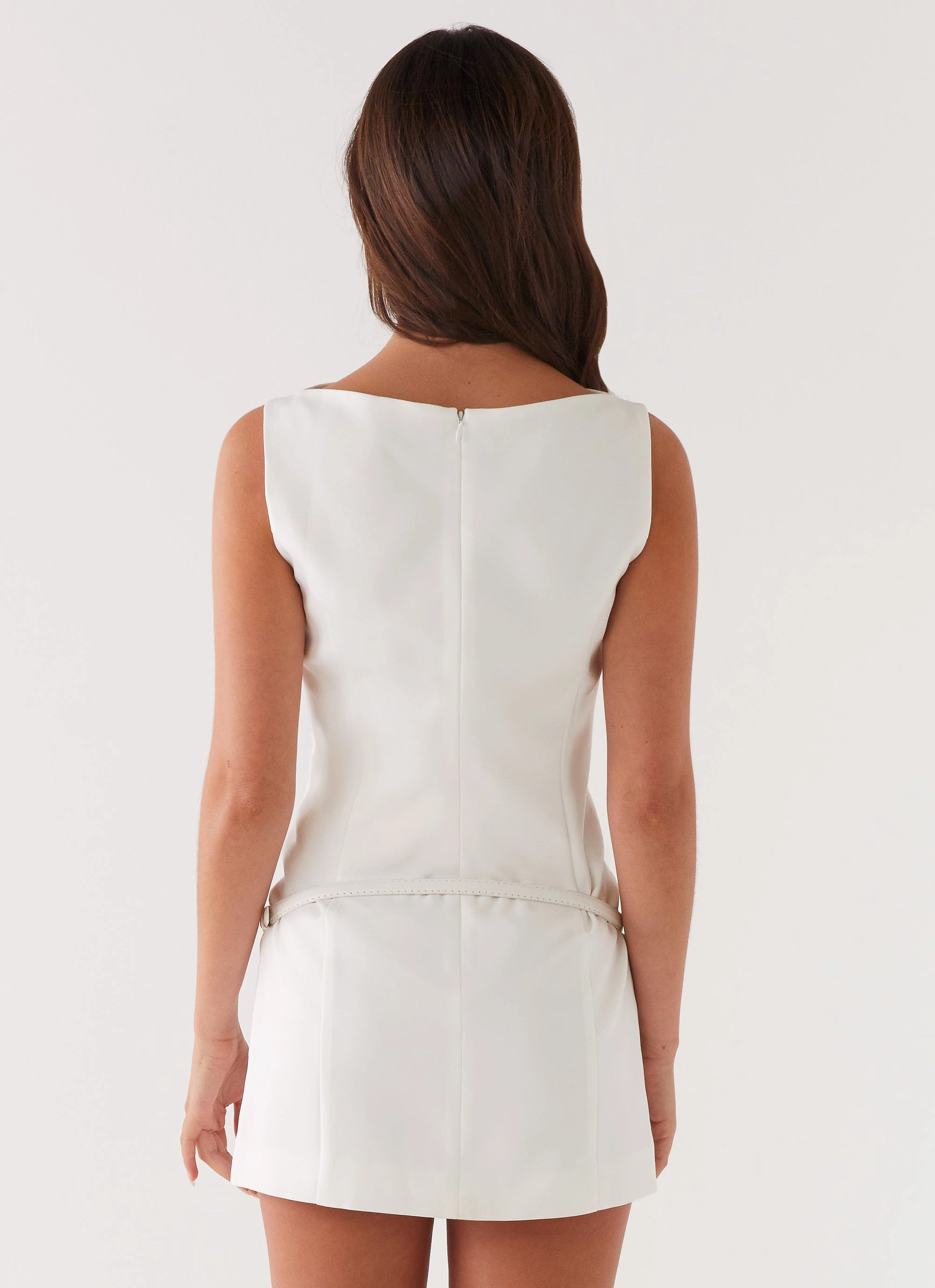 Comfortable Style Jaci Mini Dress - White