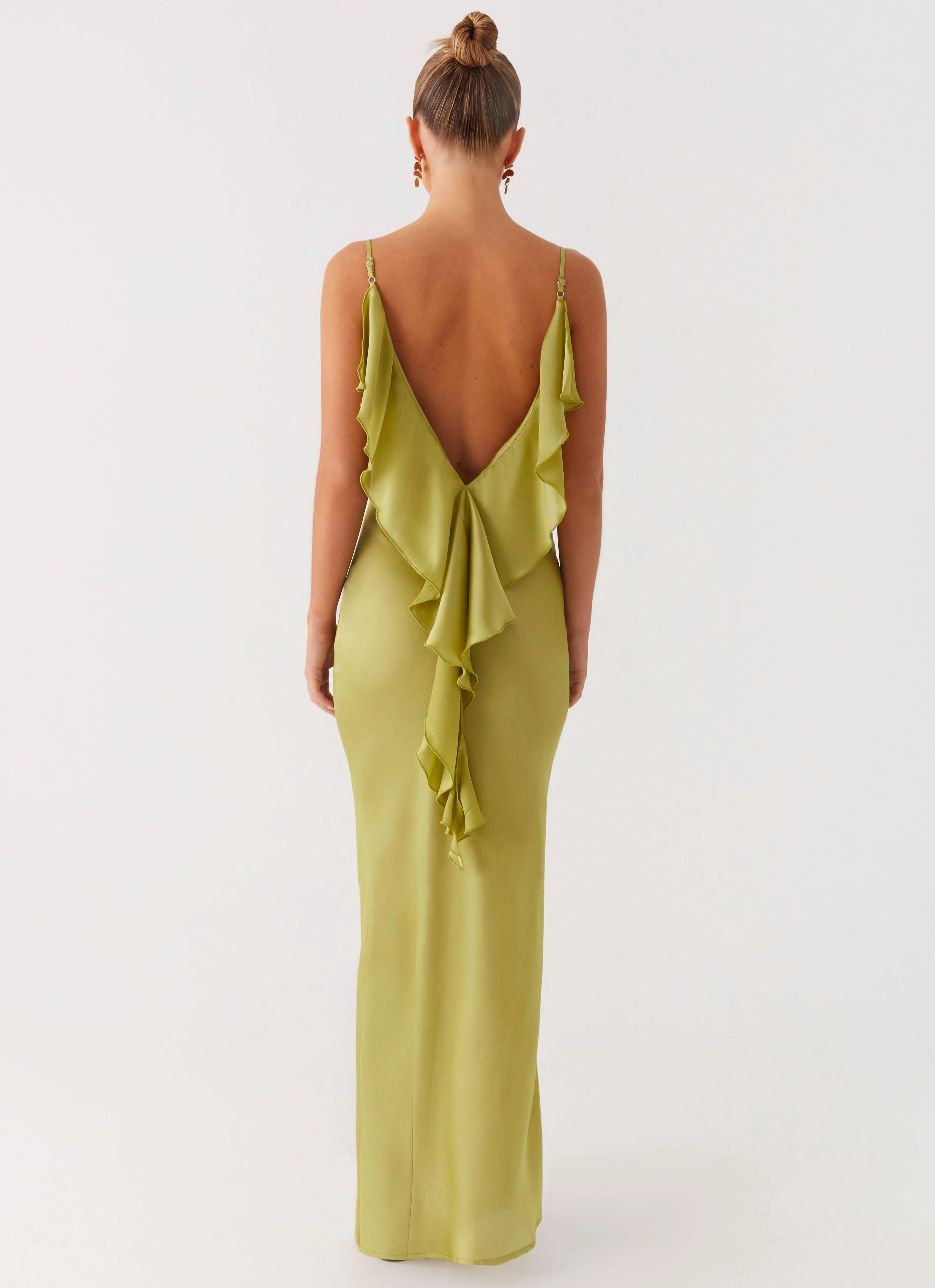 Easy Movement Weekend Chic Jade Escape Maxi Dress - Lime