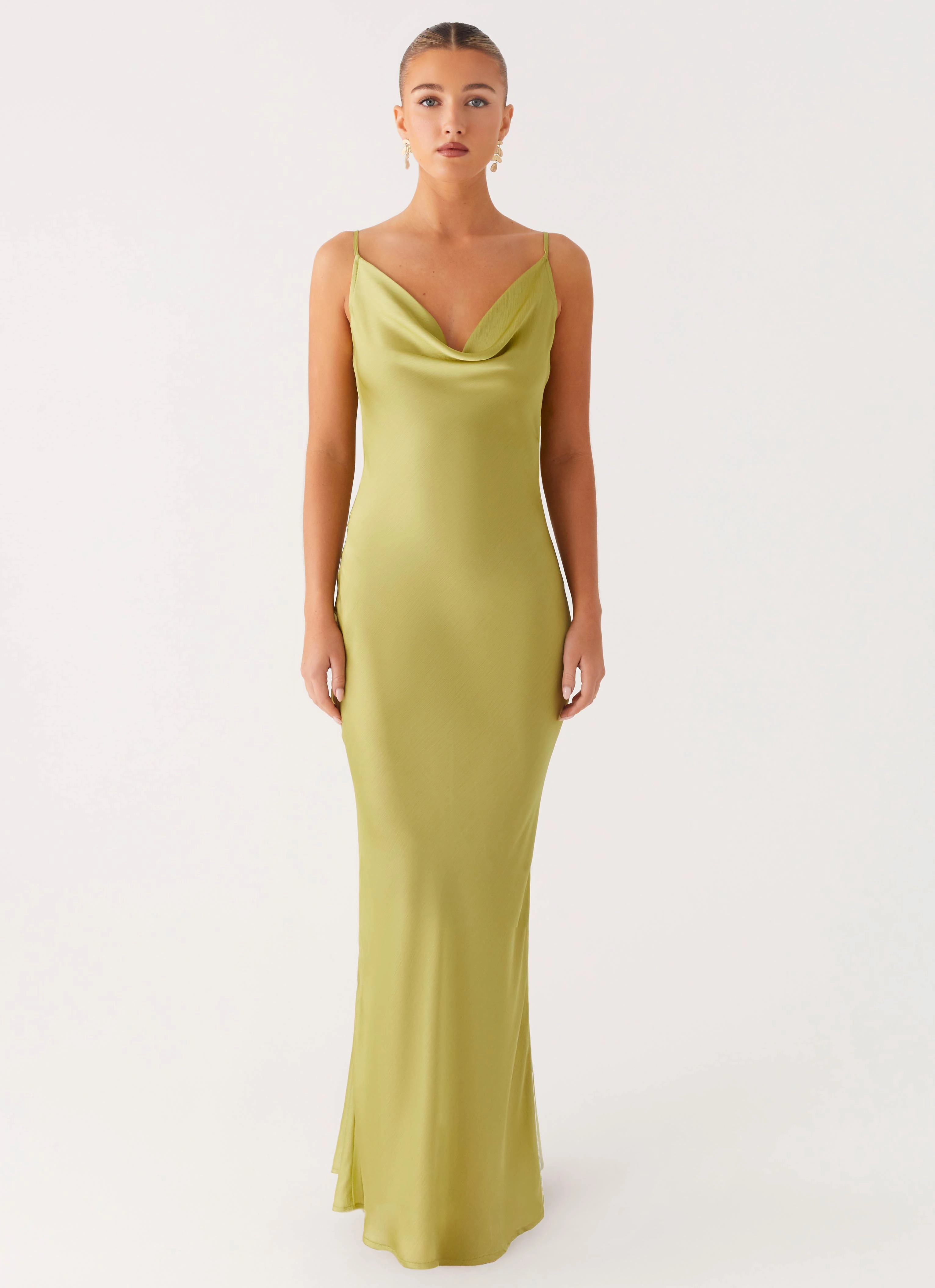 Jade Escape Maxi Dress - Lime Cozy Touch Brunch Tone