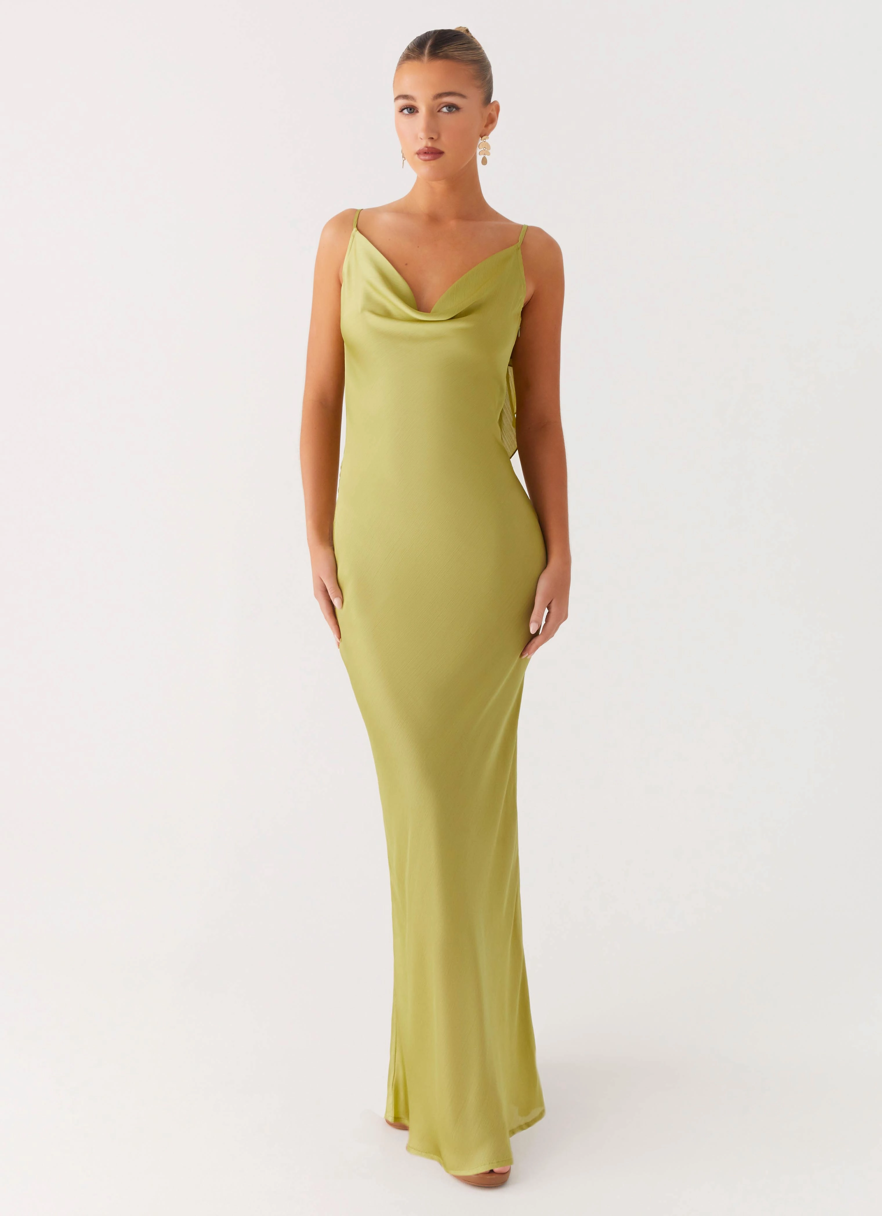 Date Vibe Jade Escape Maxi Dress - Lime