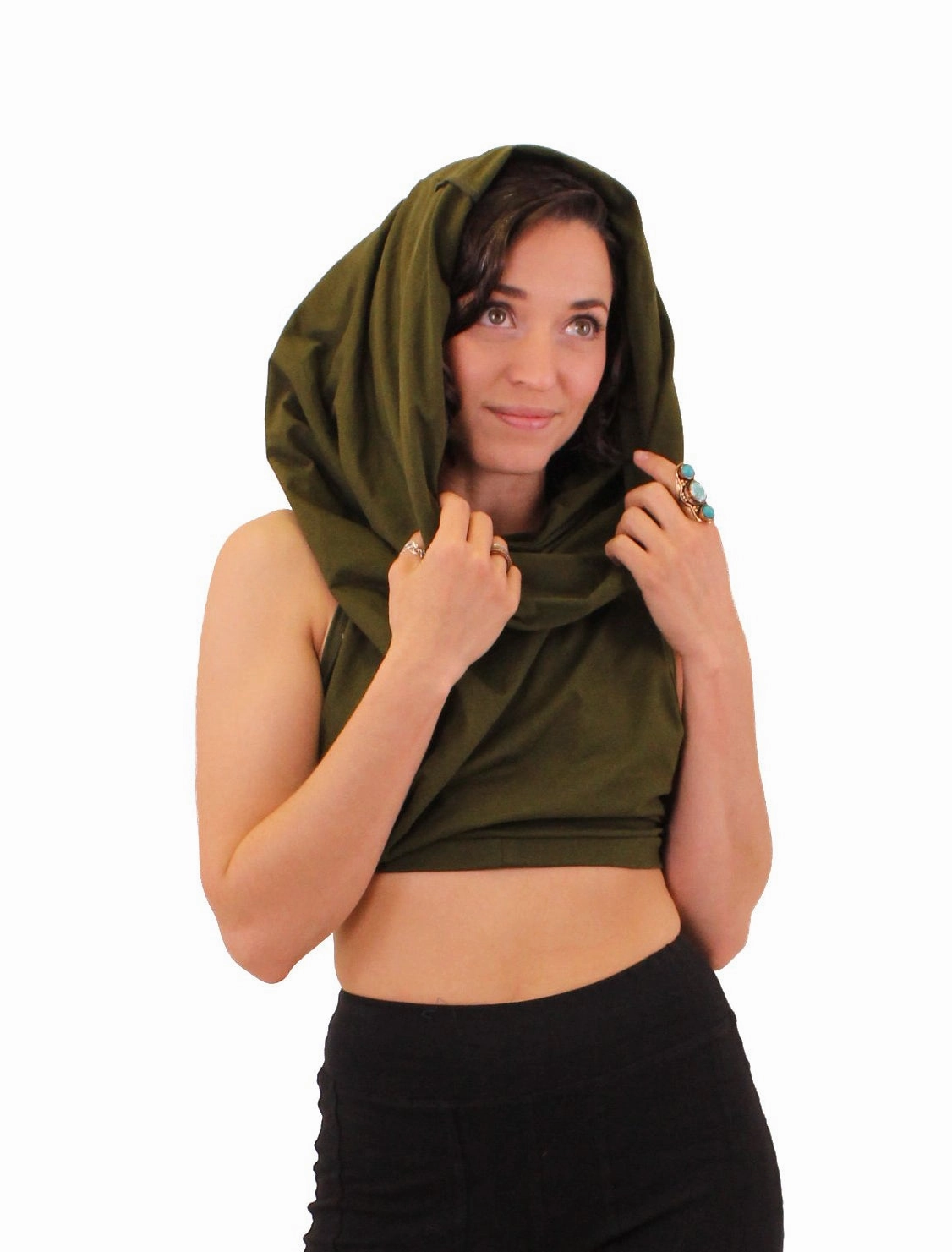 Double Layered Hood Assembly Jade Top
