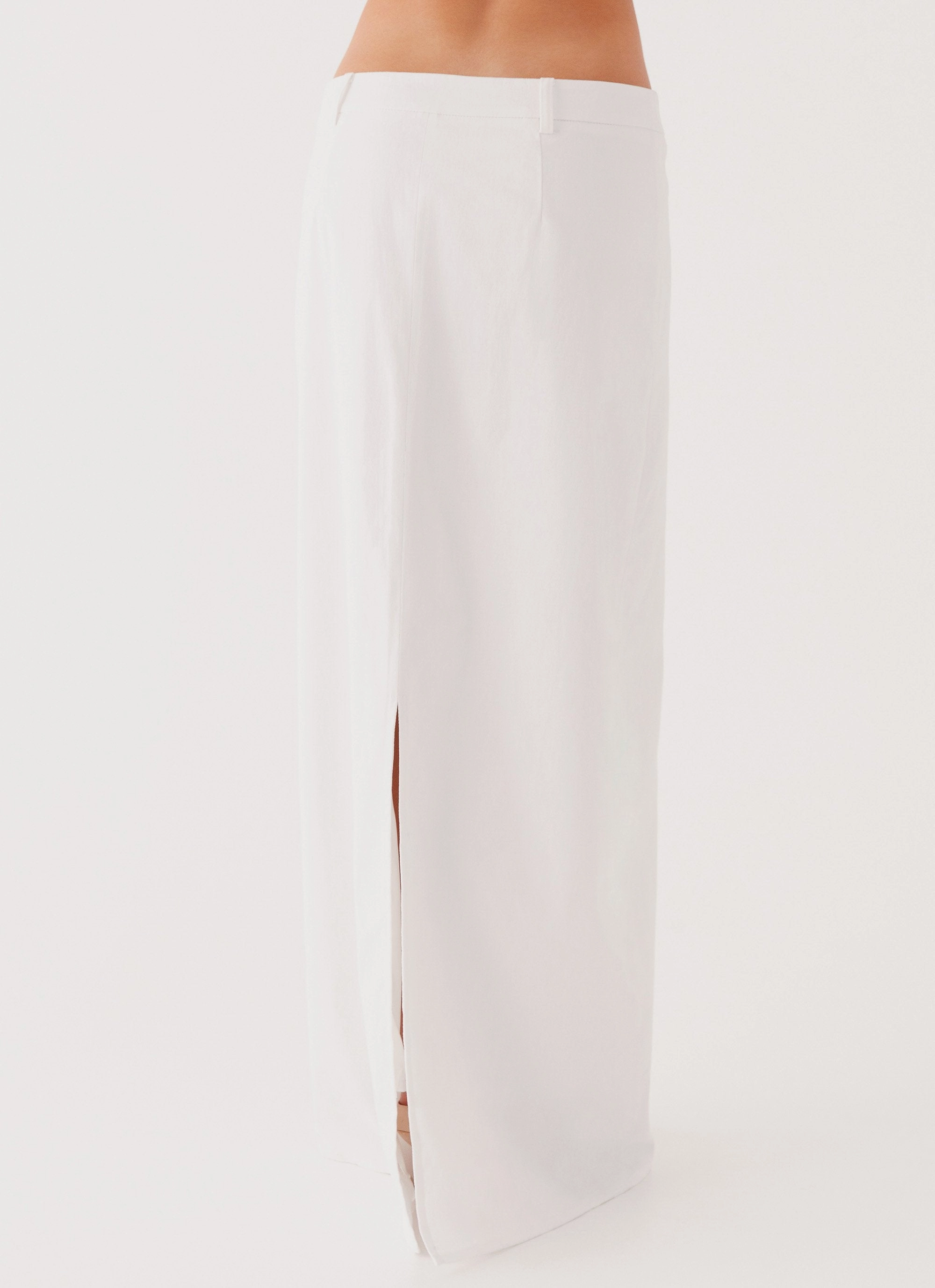 Jaslyn Maxi Skirt - White AntiSlipGrip
