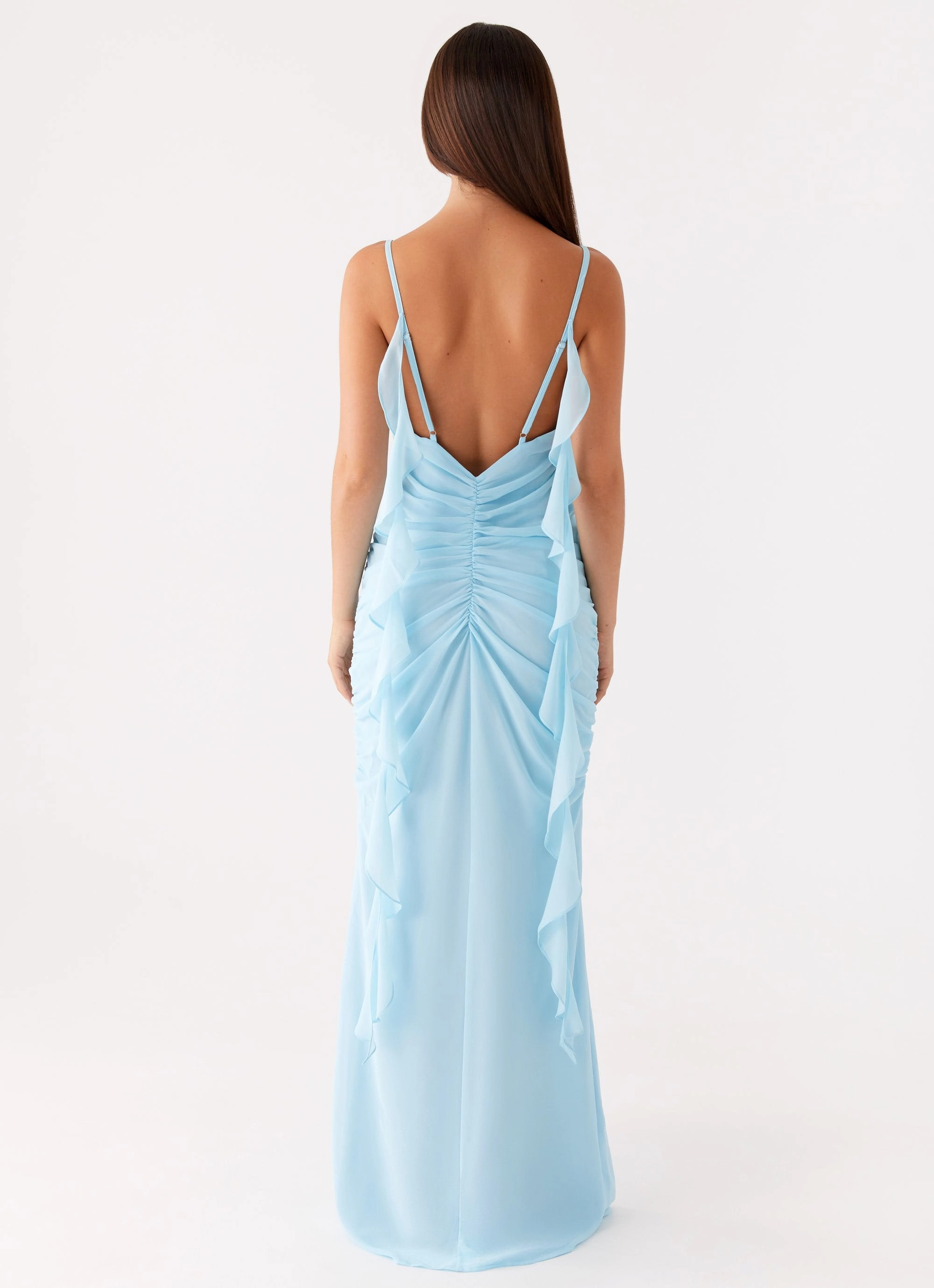 Jasmina Maxi Dress - Blue Classic Line Soft Balance