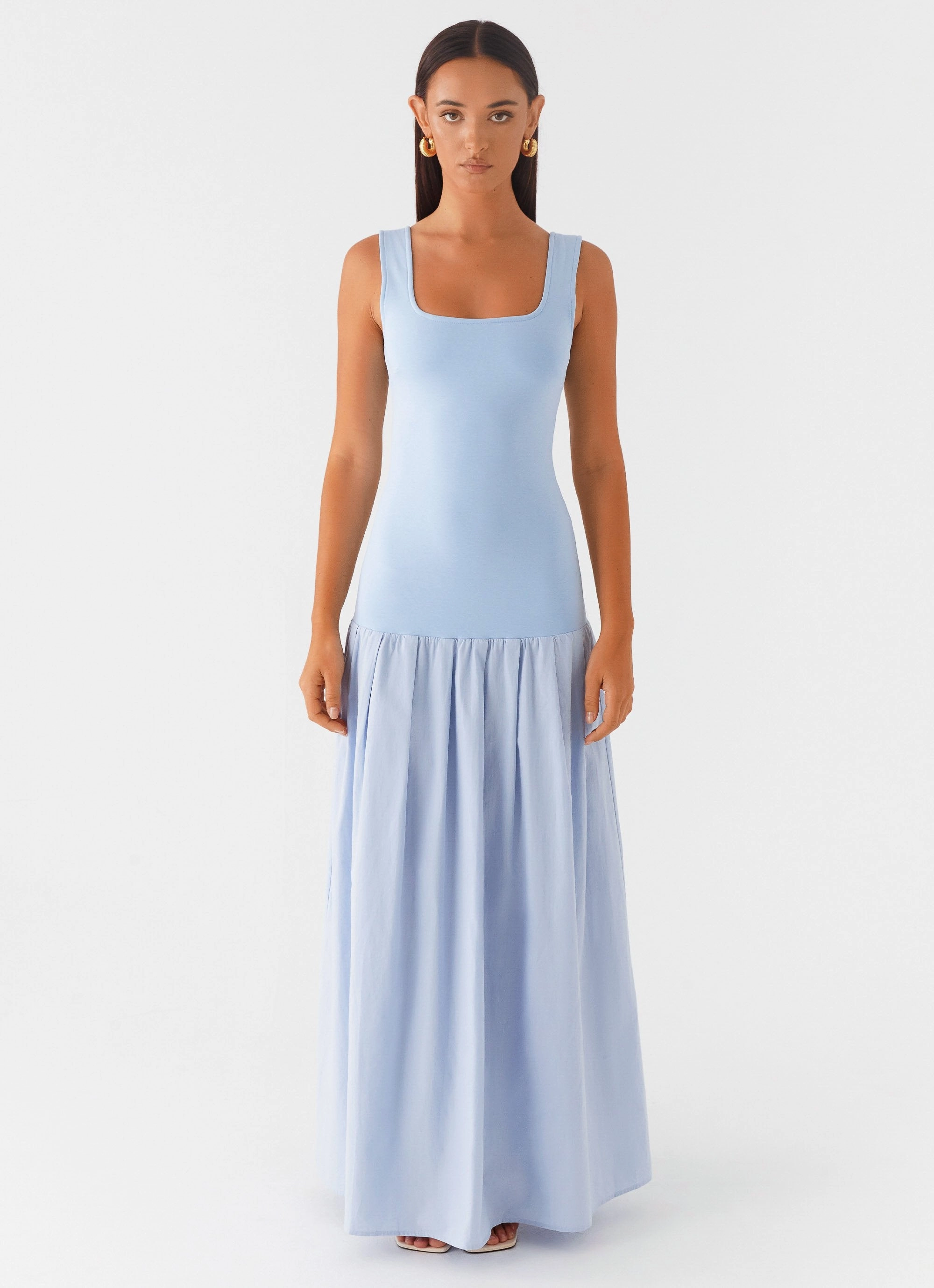 Match Quick Jaxon Maxi Dress - Blue