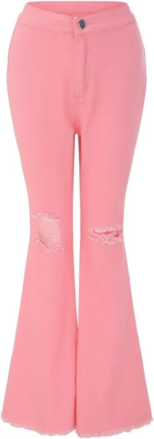Jeans for Women Flare Jeans High Waisted Wide Leg Baggy Jean for Women Stretch Denim Pants Skinny Jeans Bootcut Jeans