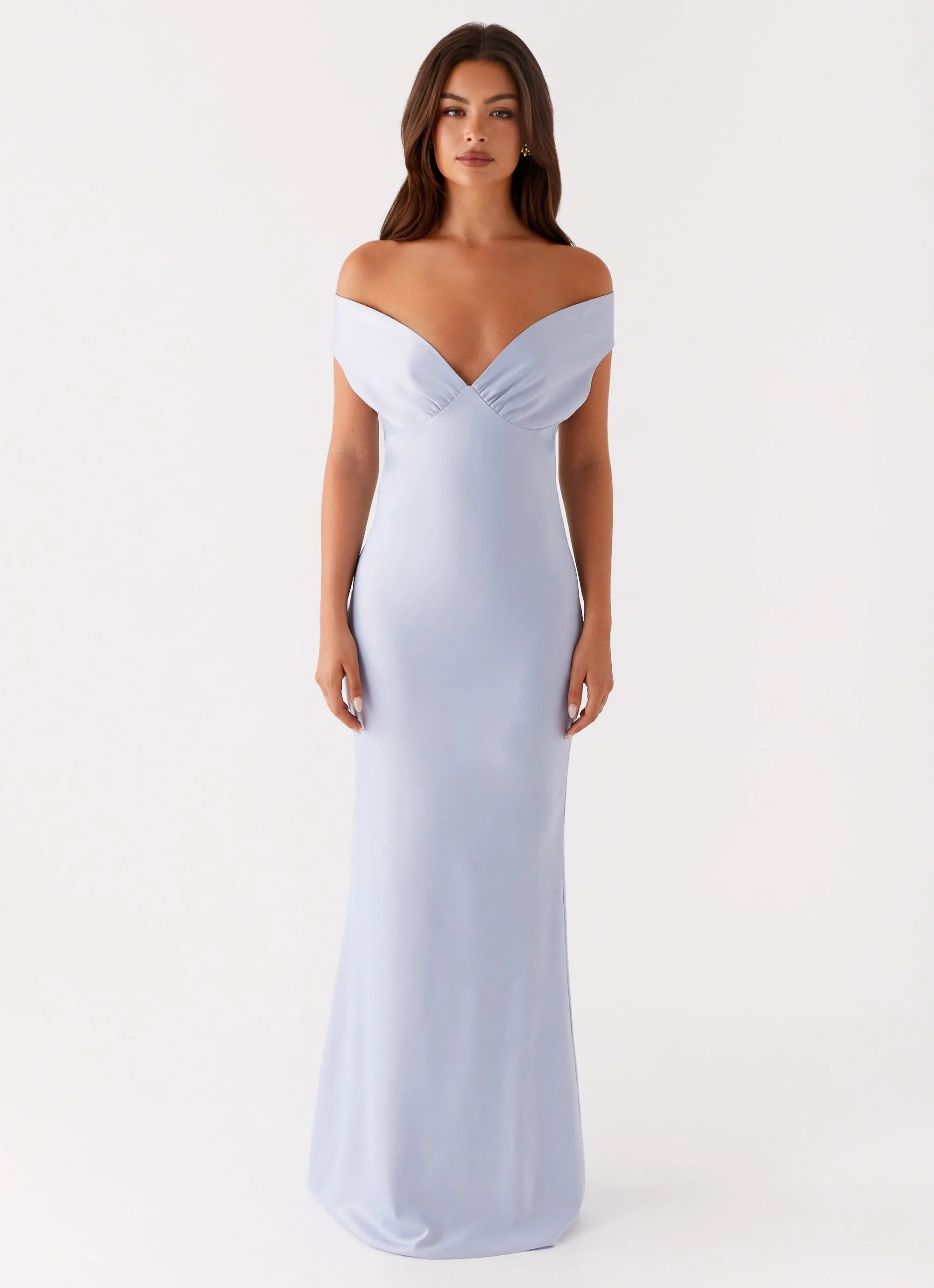 Jenner Maxi Dress - Blue Sleek Comfort Day Ready Look