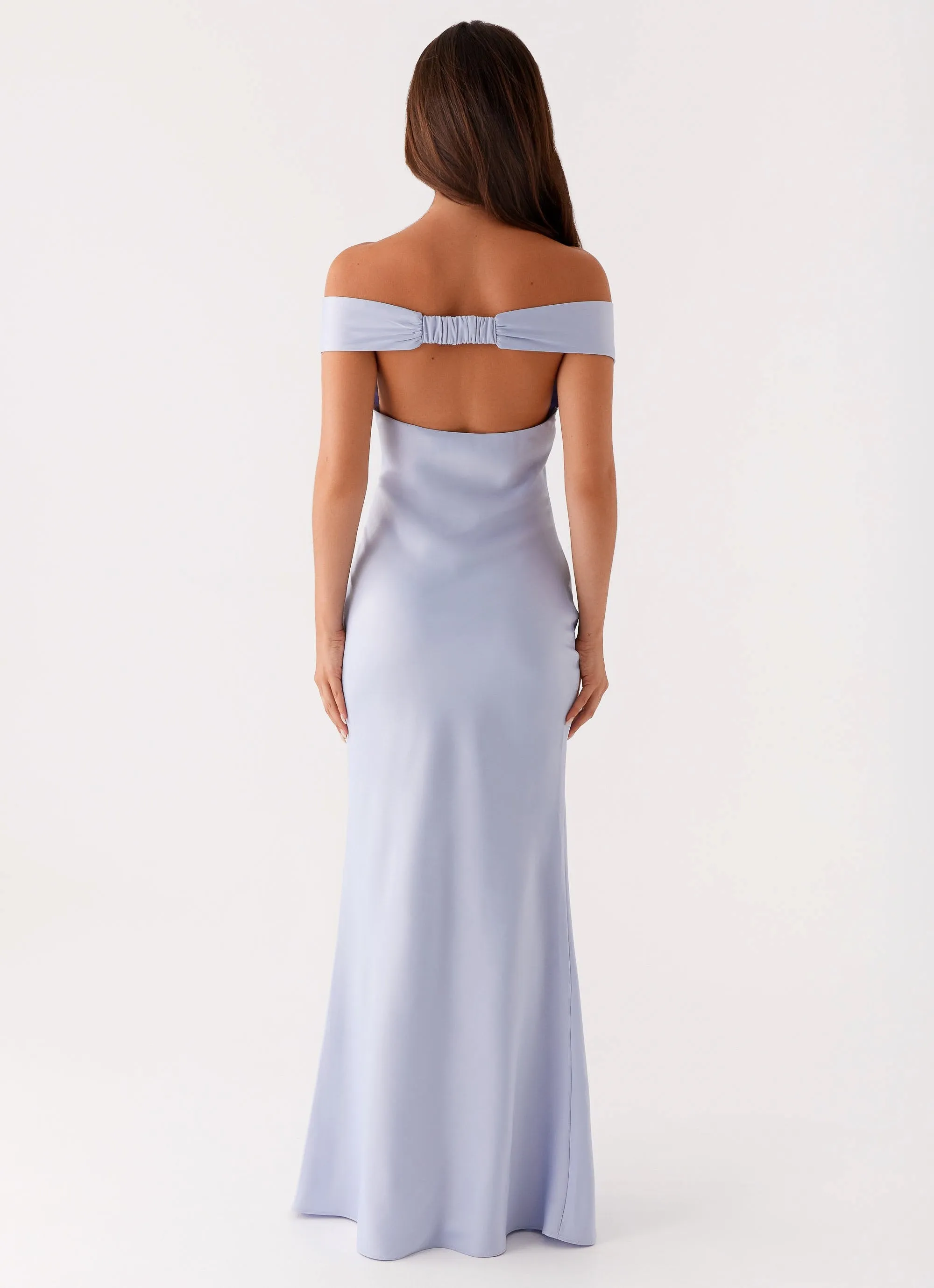 Smart Cut Jenner Maxi Dress - Blue