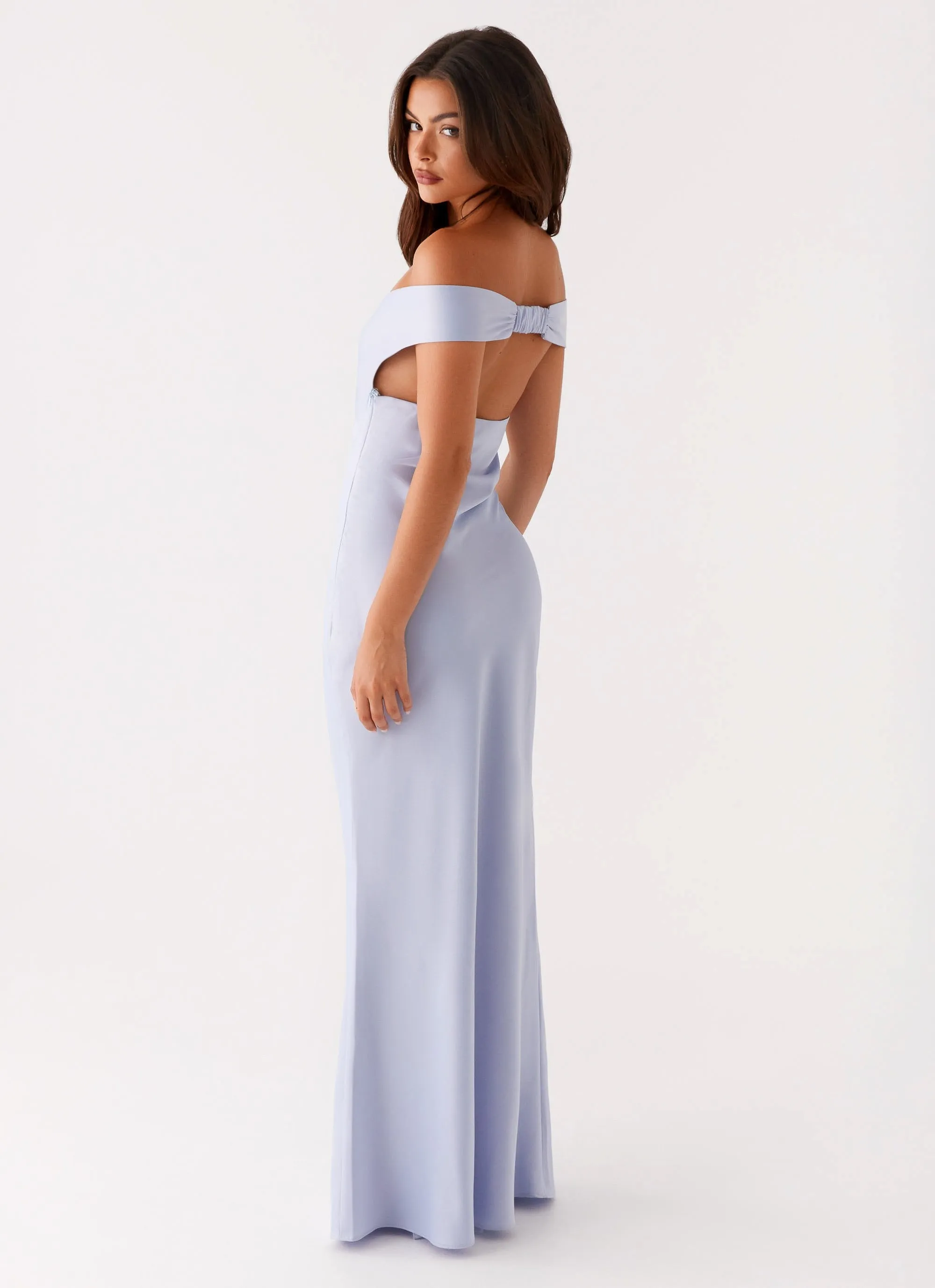 Jenner Maxi Dress - Blue Understated Charm Dress for brunch