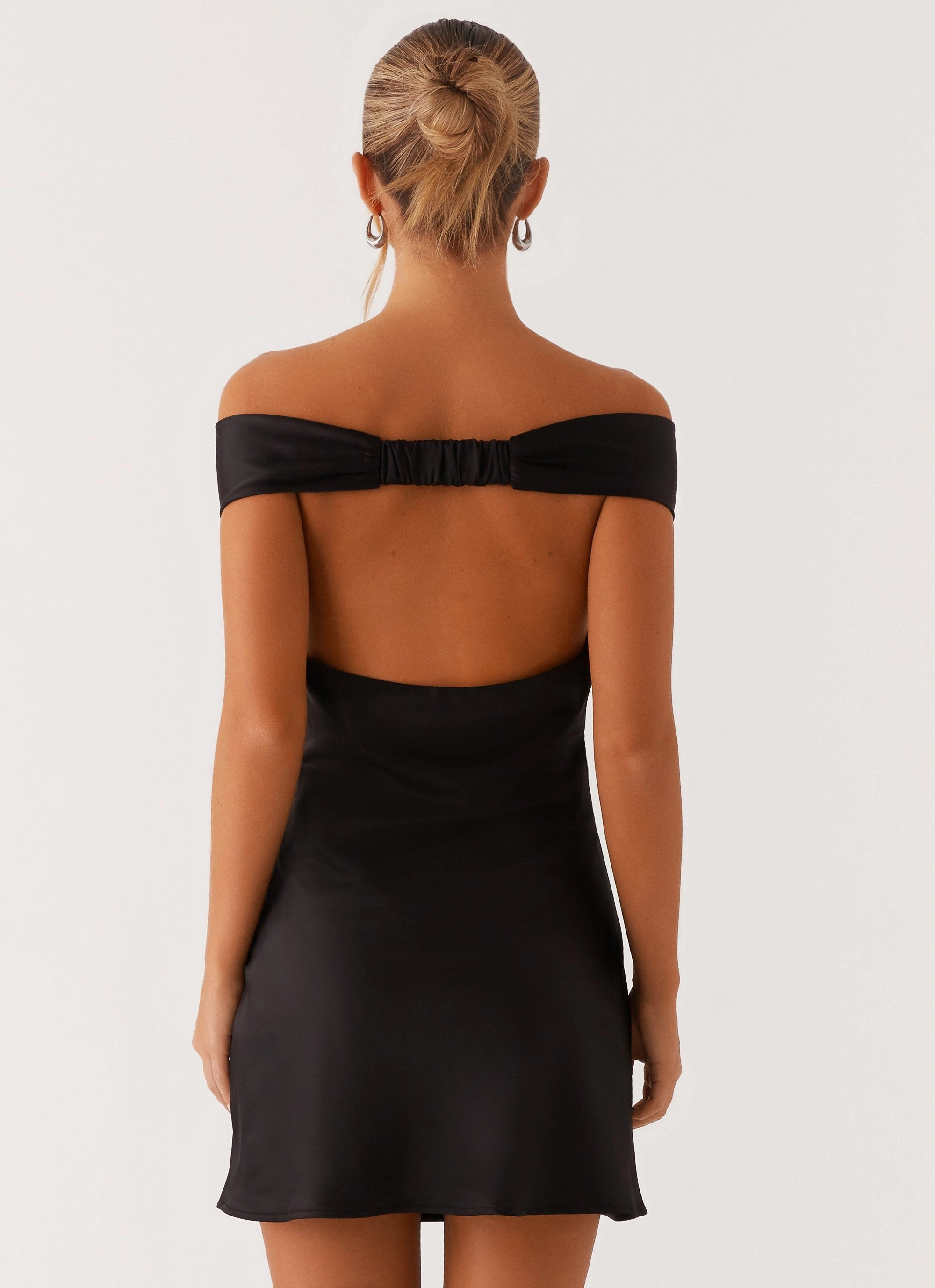 Jenner Mini Dress - Black Church Scene Non-Iron