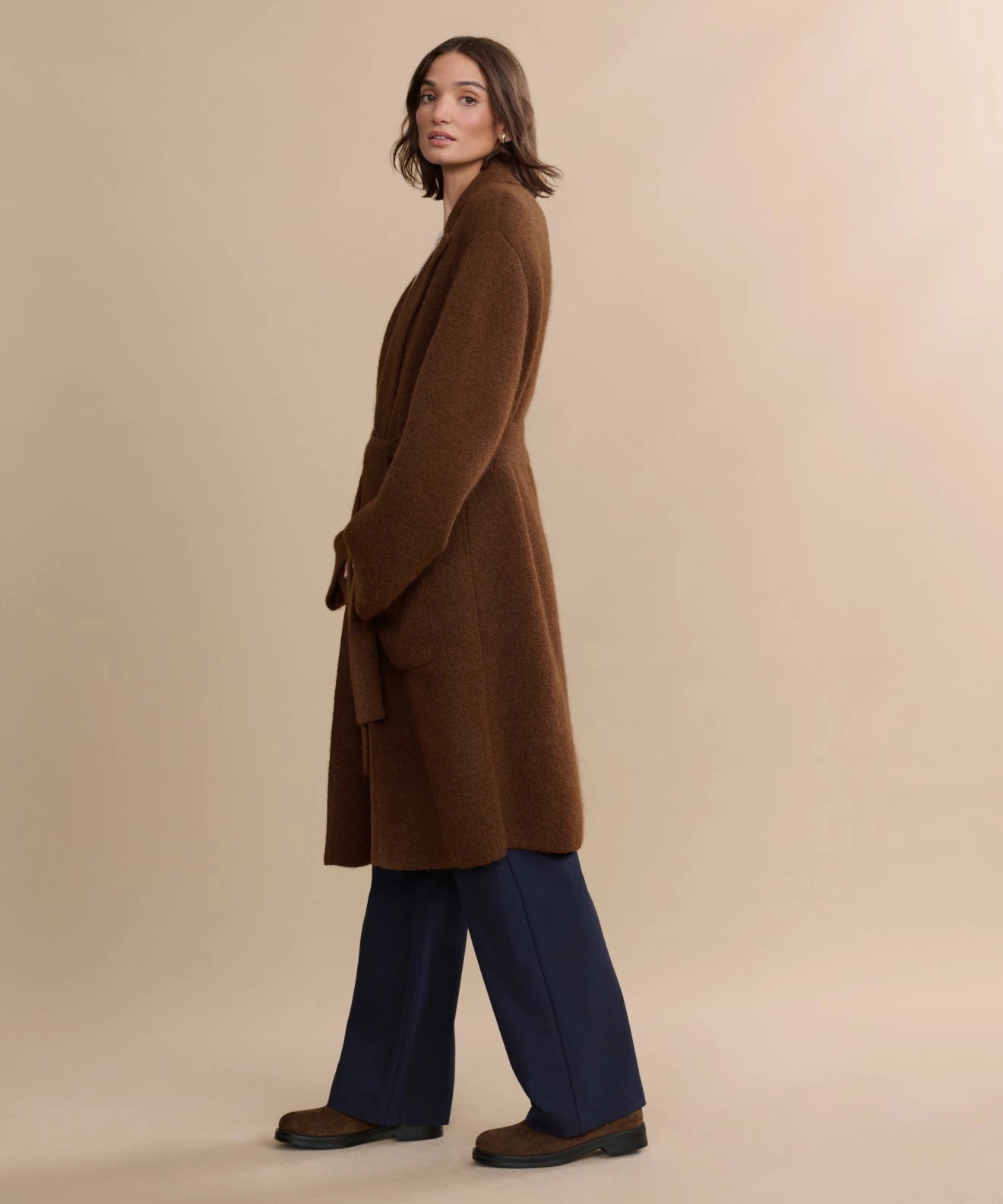 Reflective Detailing Jessica Sweater Coat