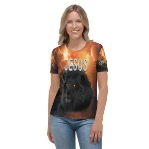 Jesus Lion of Judah AOP - Women's Short Sleeve T-shirt